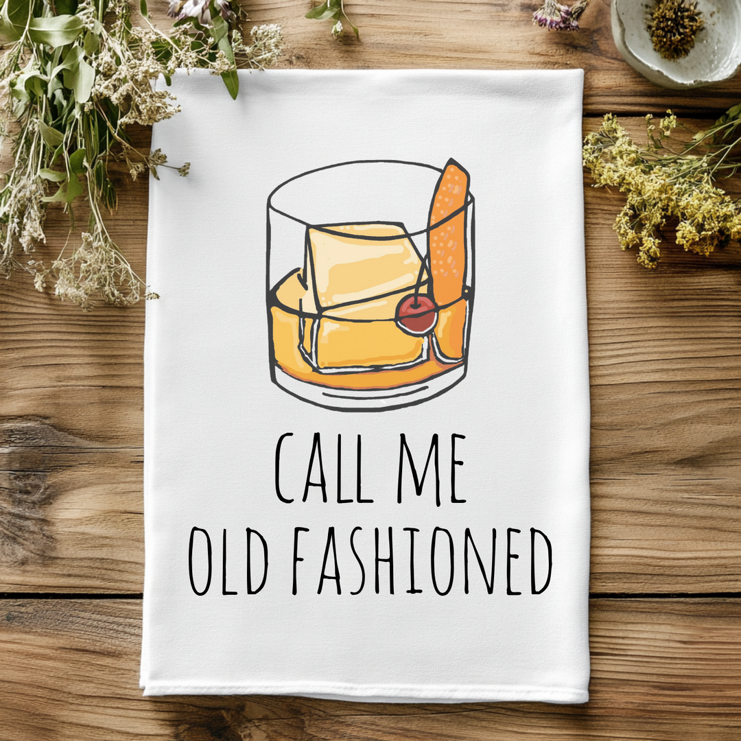 Full Color Kitchen Towel - Call Me Old Fashioned - MoonlightMakers