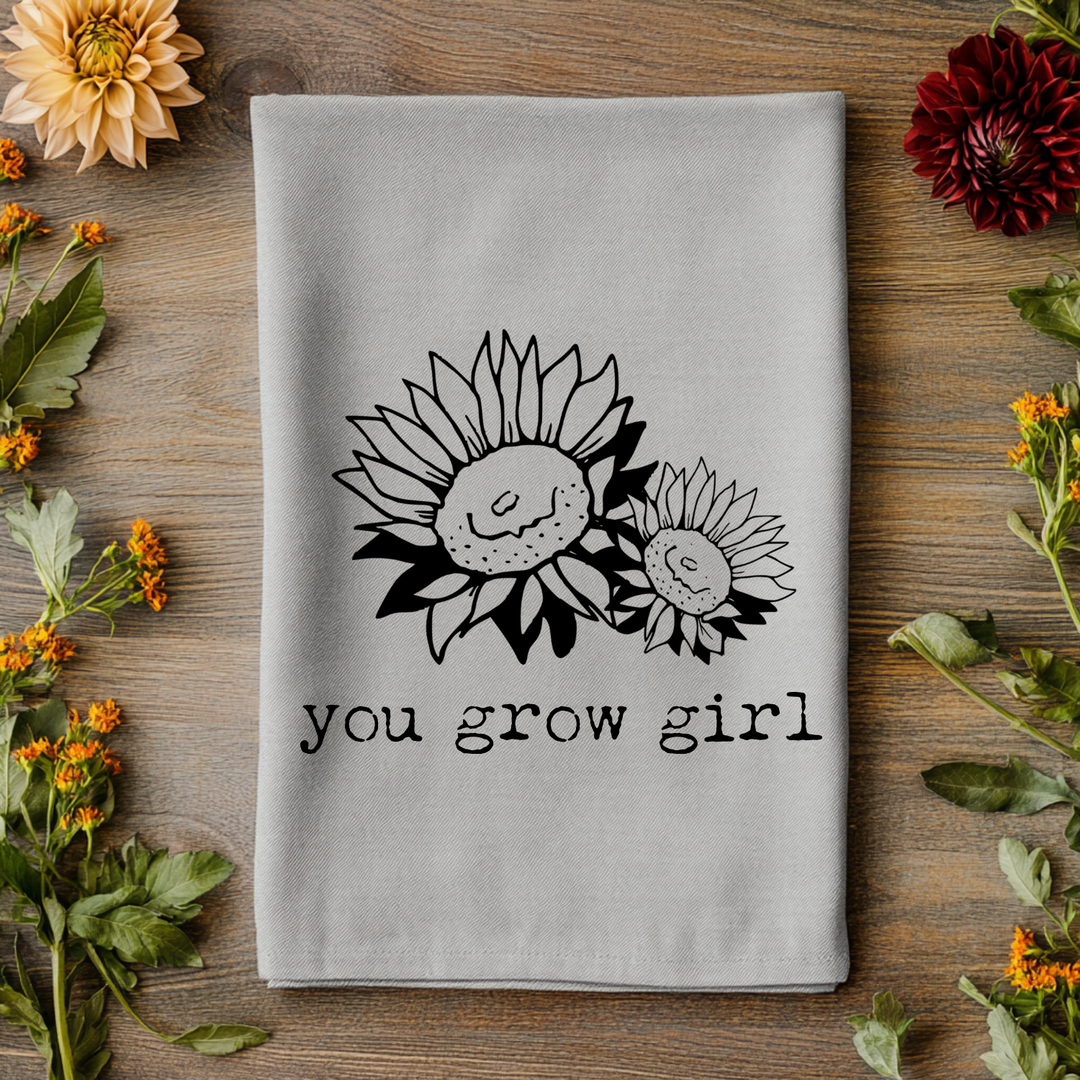 You Grow Girl Kitchen Towel - MoonlightMakers