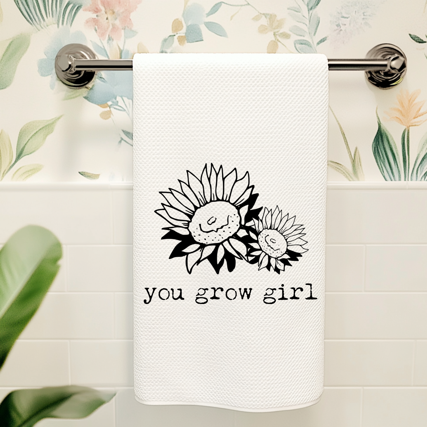 You Grow Girl Kitchen Towel