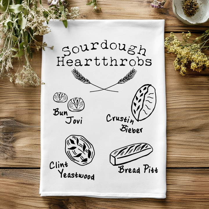Sourdough Heartthrobs Kitchen Towel