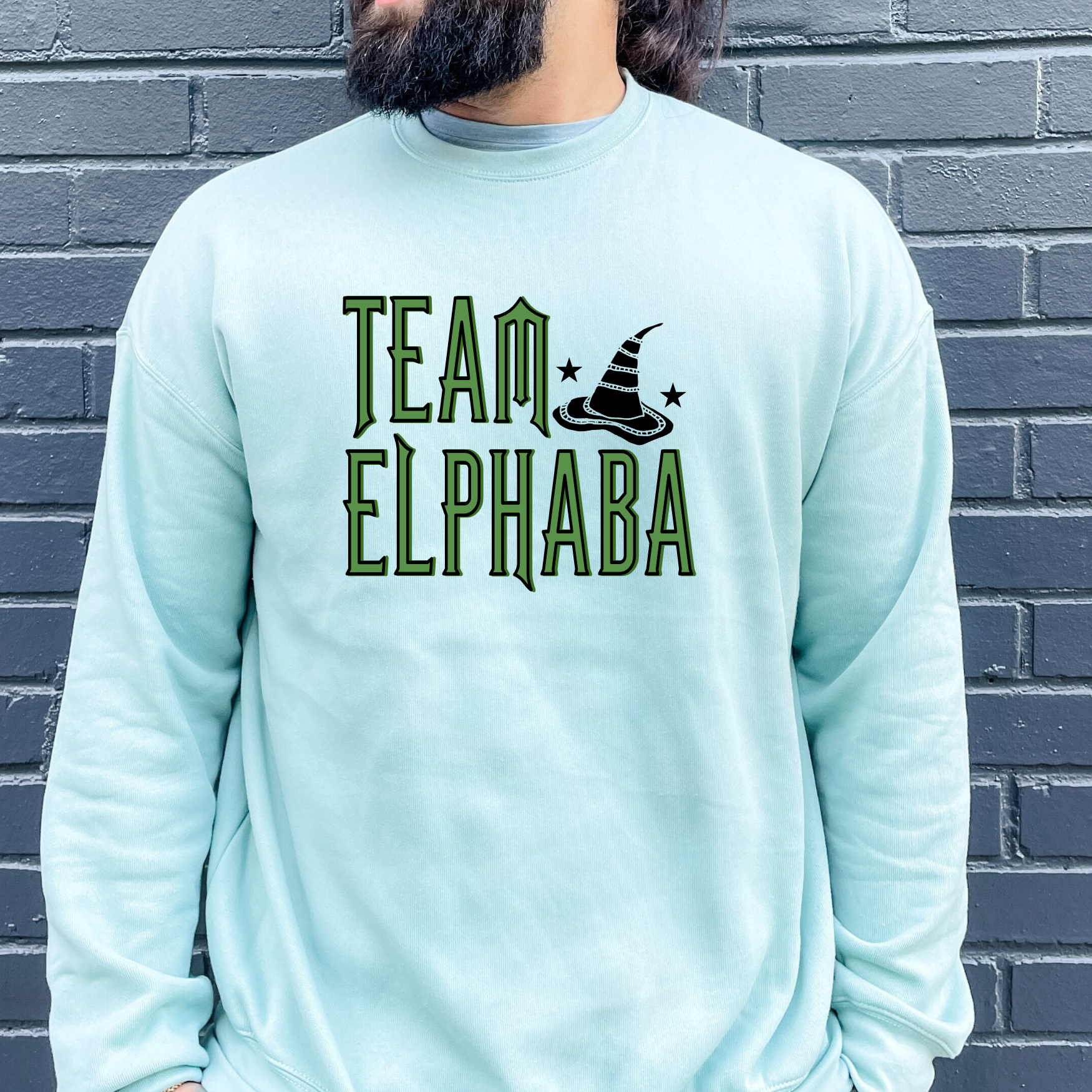 Team Elphaba - Wicked Inspired Green Unisex Sweatshirt