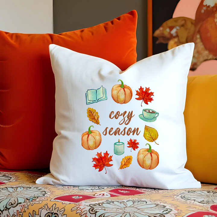 Cozy Season Throw Pillow