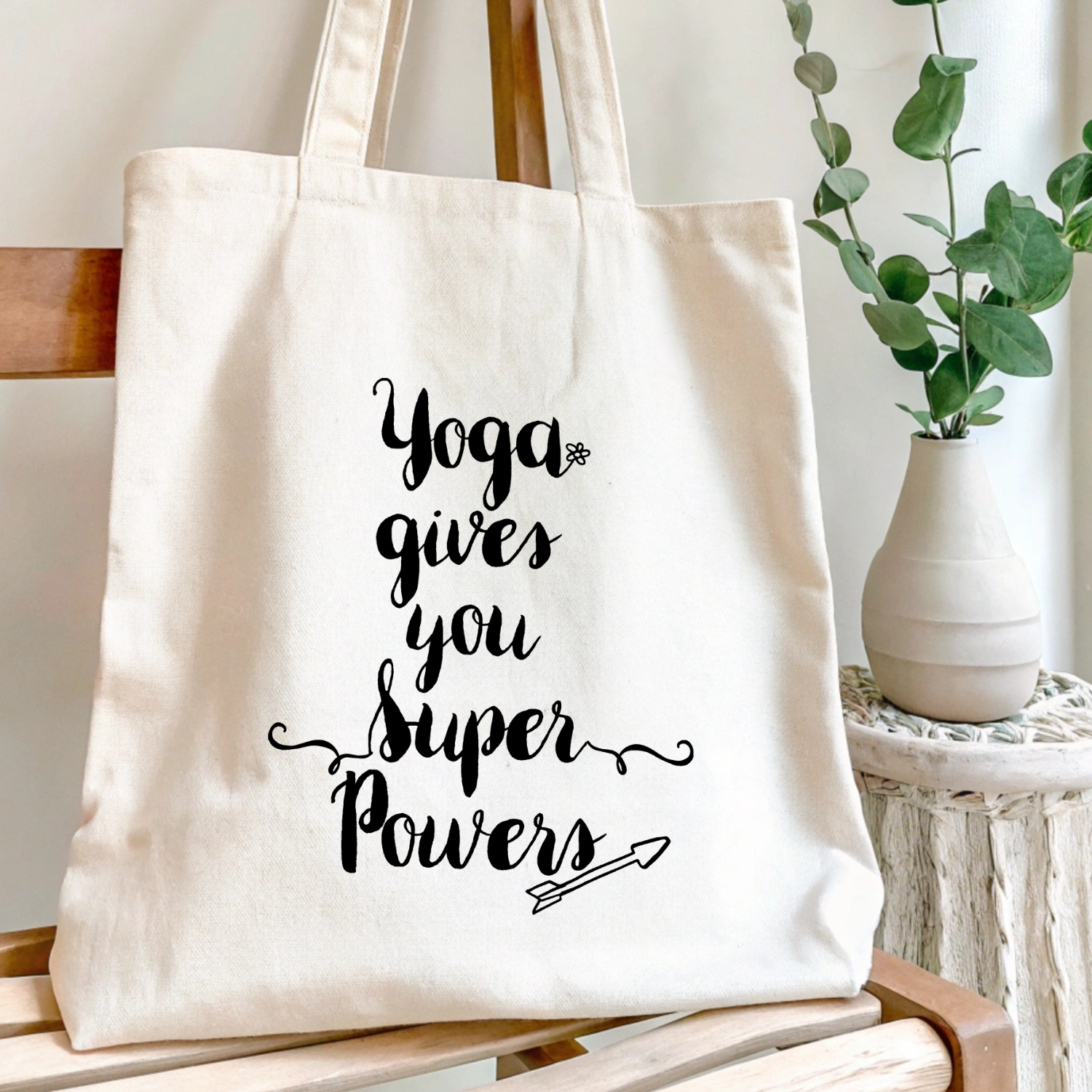 Yoga Gives You Super Powers - Tote Bag