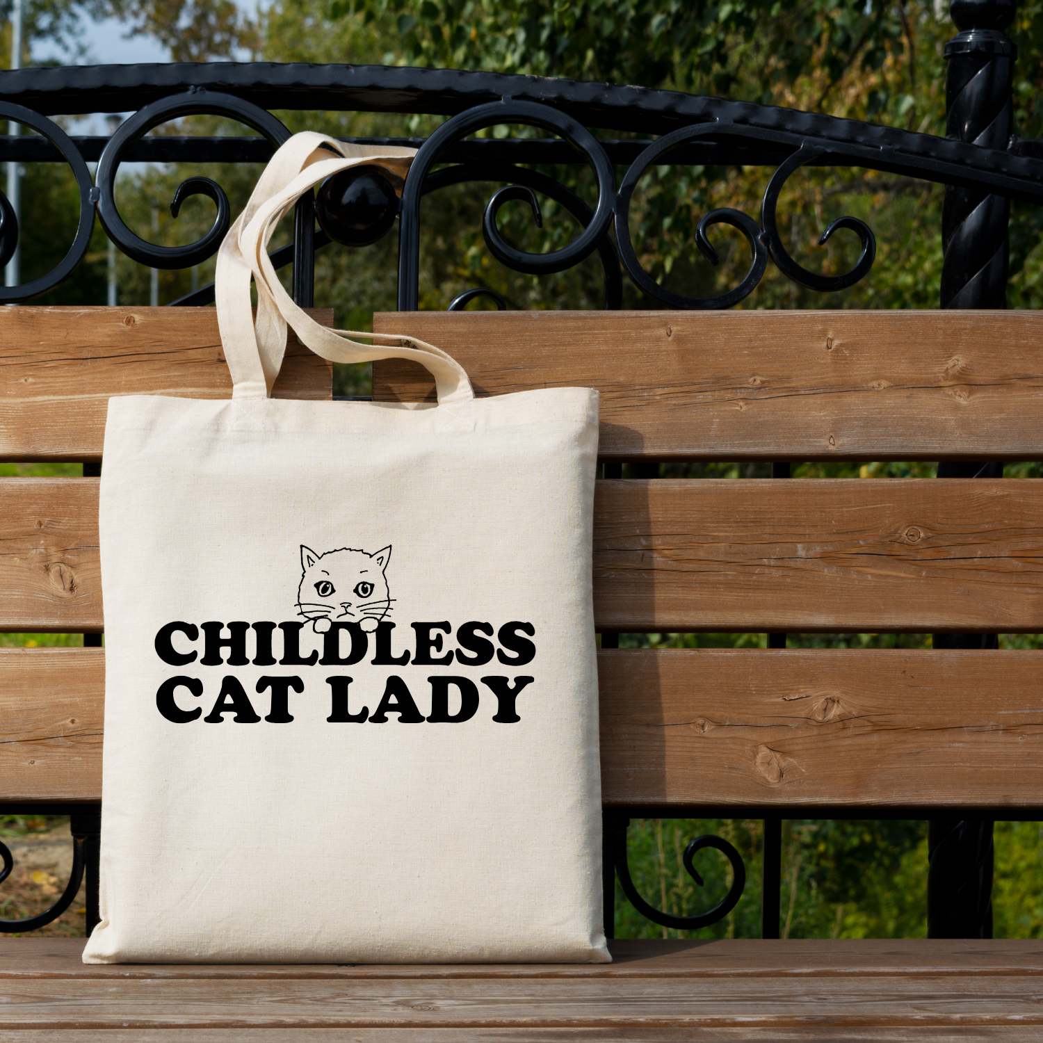 Childless Cat Lady - Tote Bag - MoonlightMakers