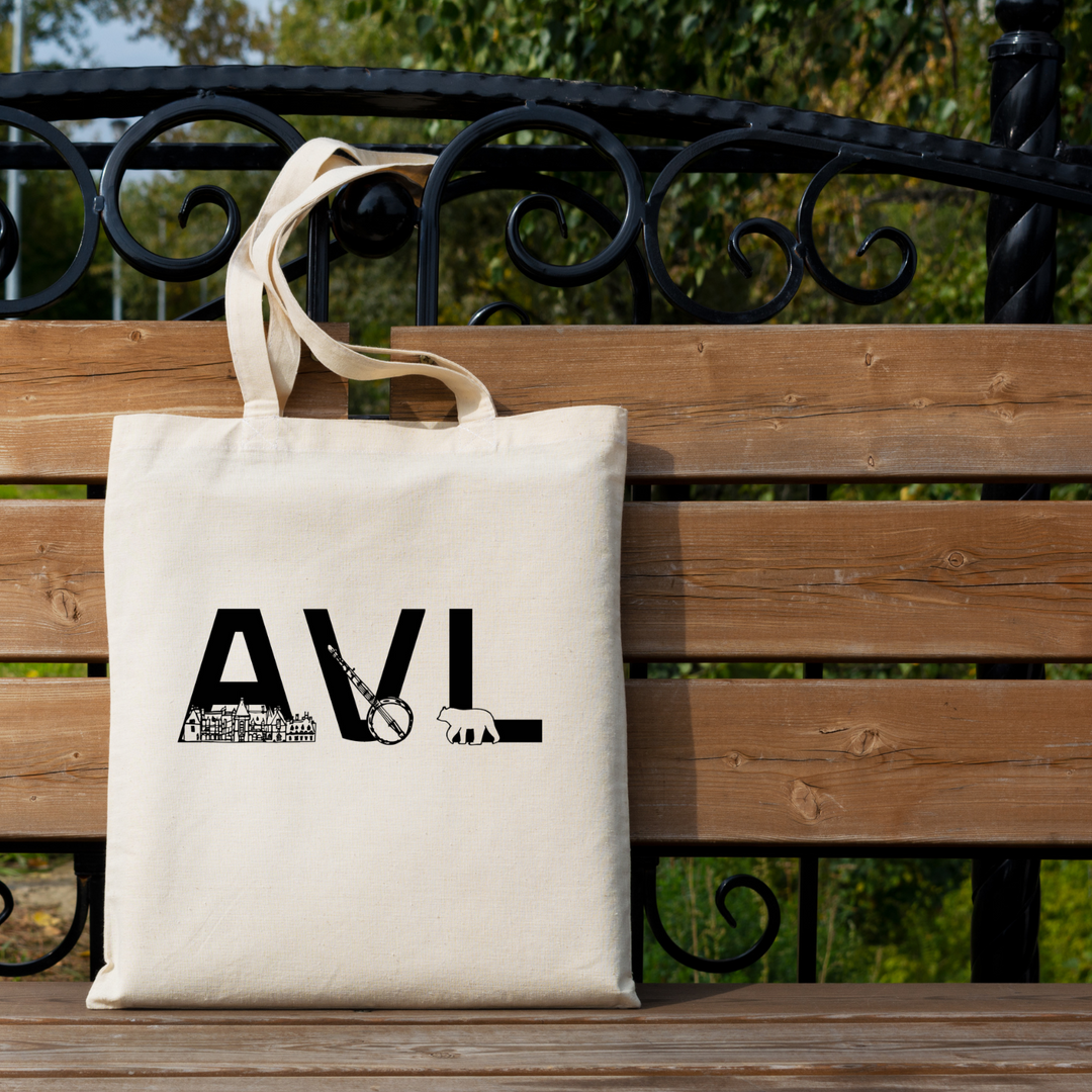 AVL (Asheville) - Tote Bag