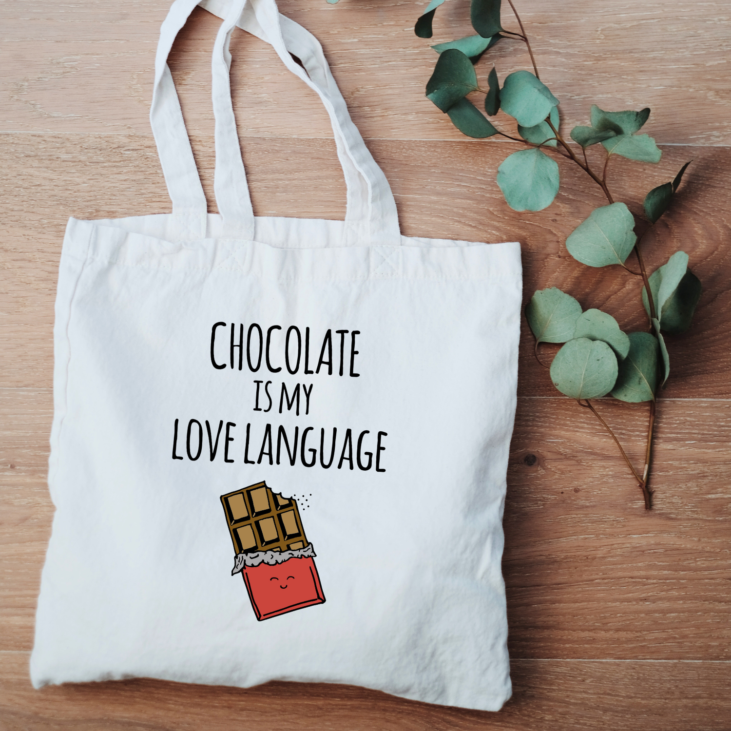 Chocolate Is My Love Language - Full Color Tote