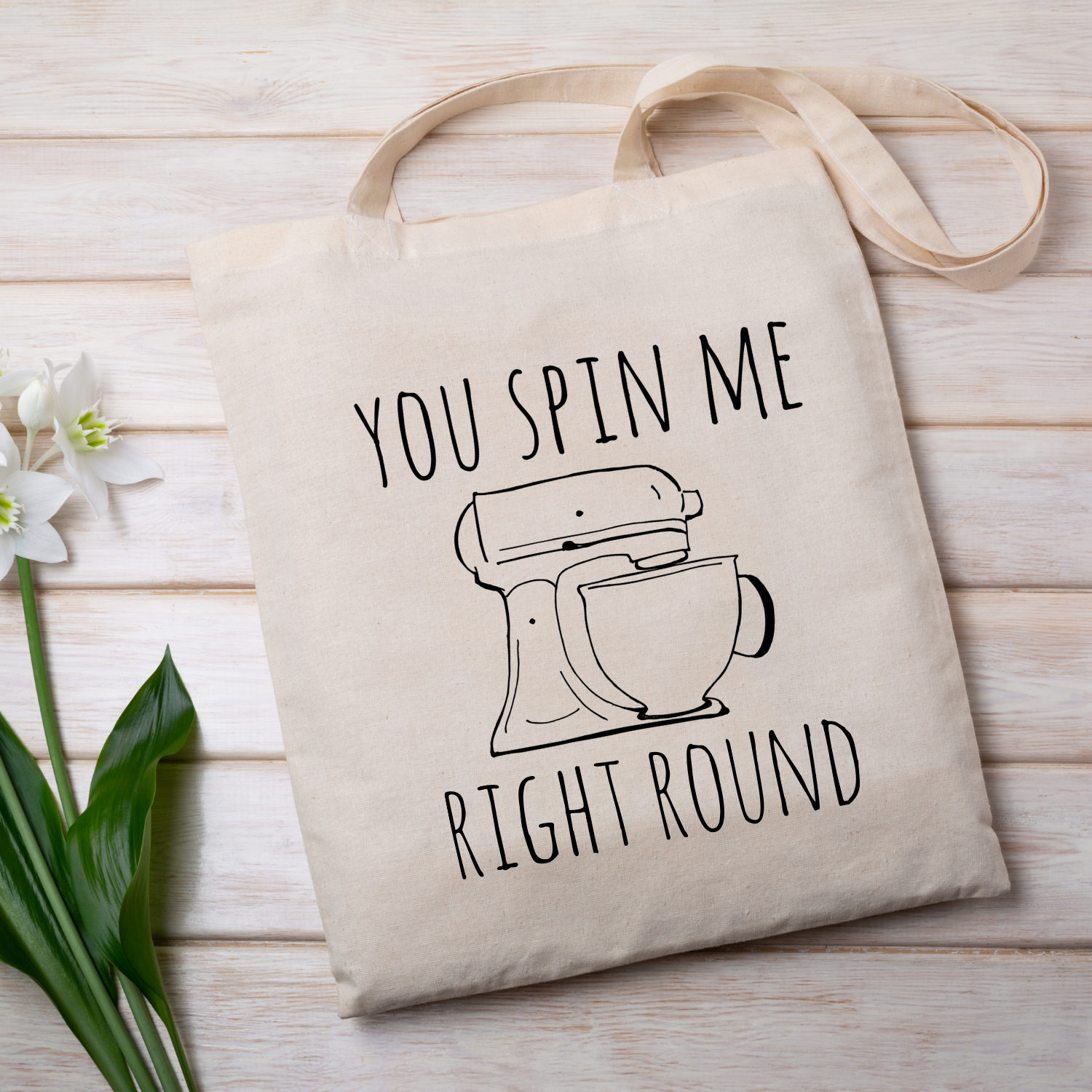 You Spin Me Right Round (Mixer) - Tote Bag