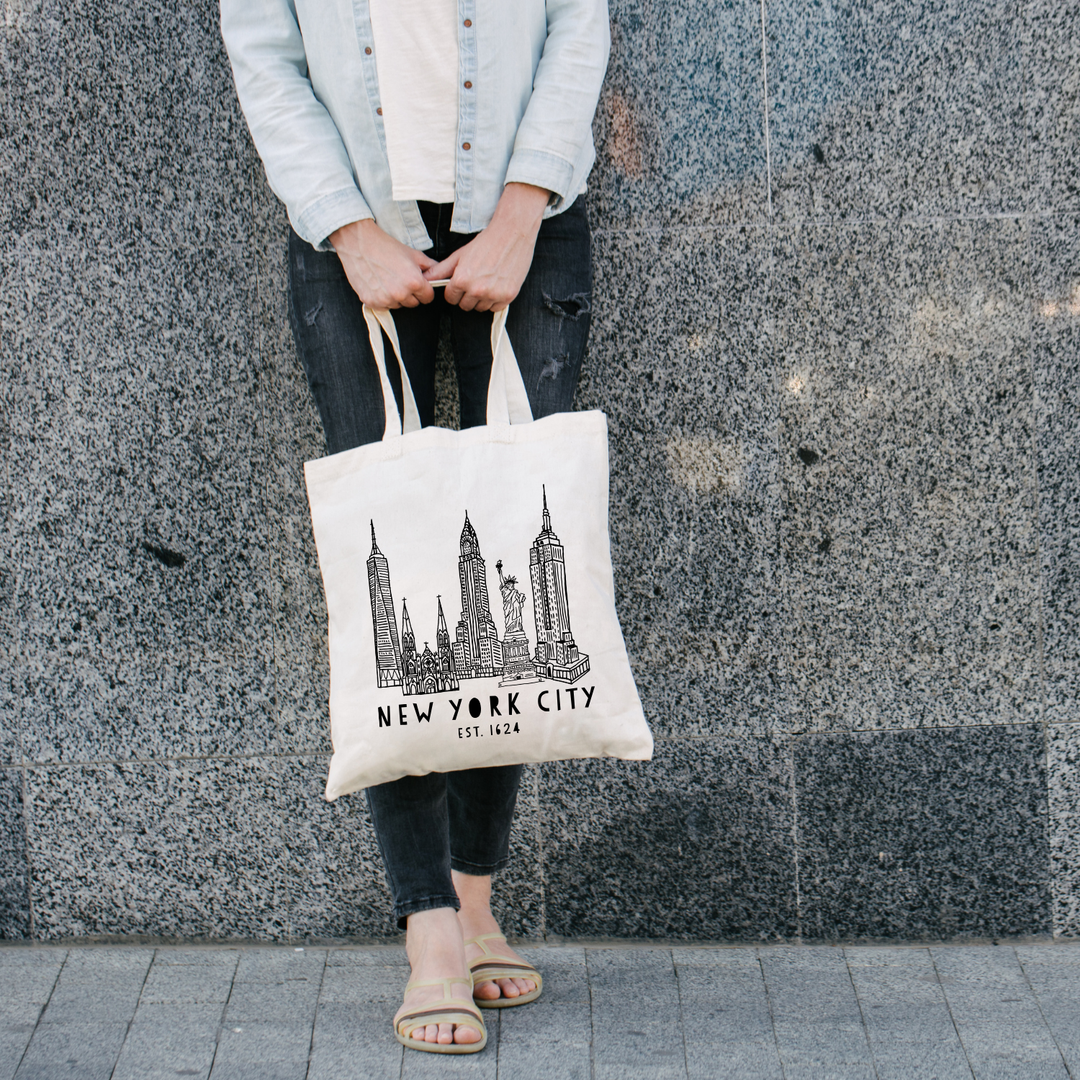 New York City Skyline (NYC) - Tote Bag - MoonlightMakers