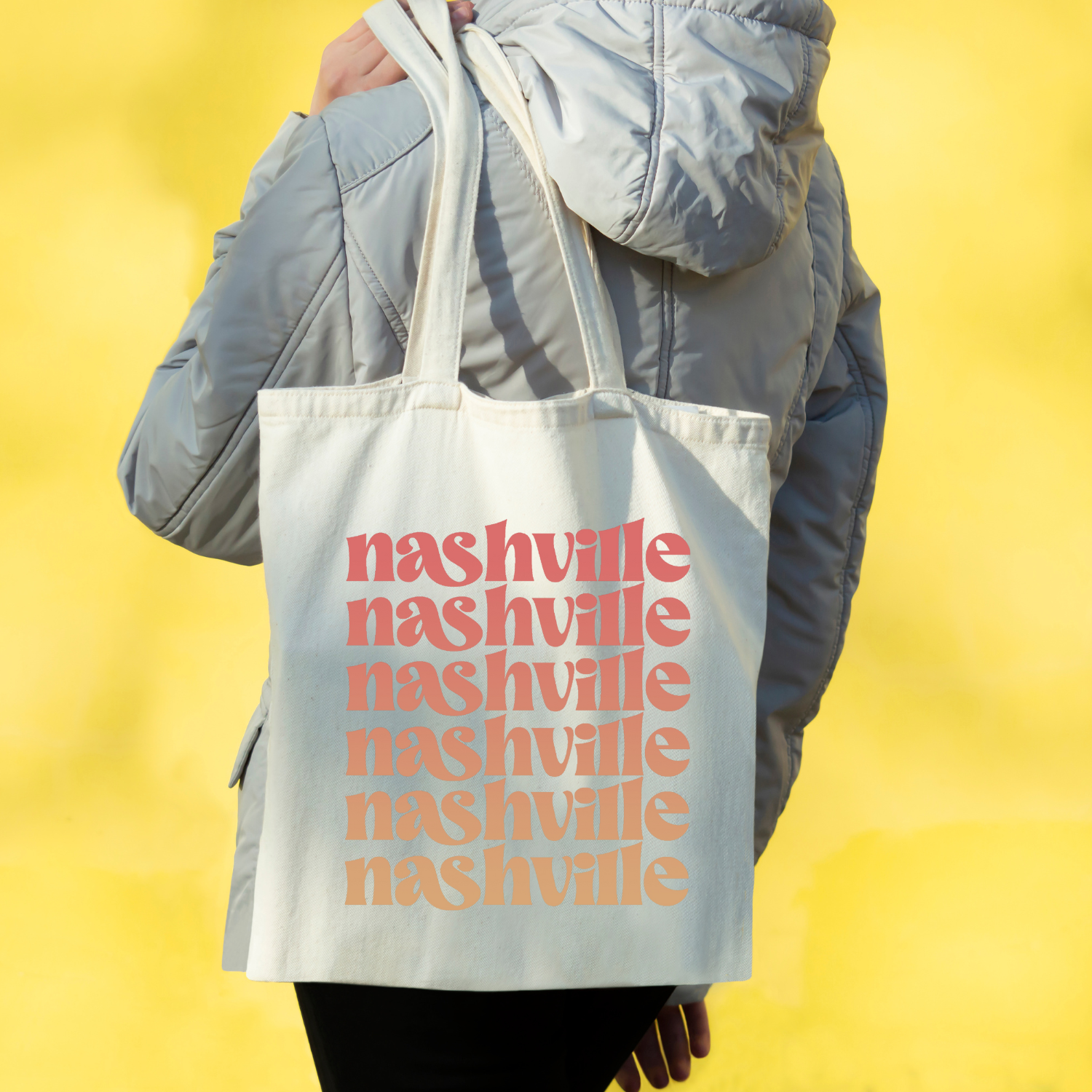 Nashville - Ombre Cities Collection - Full Color Tote