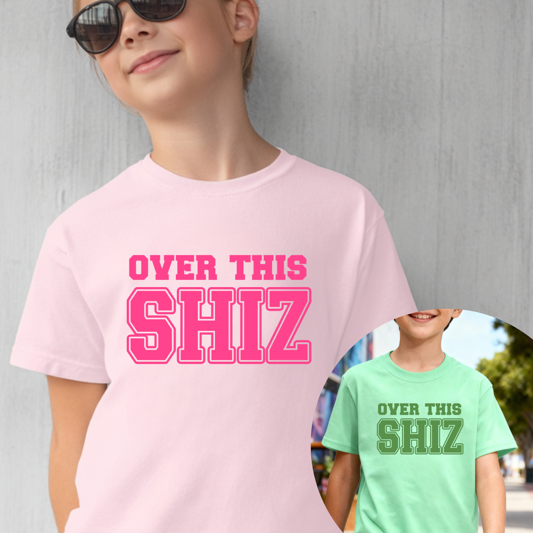 Over This Shiz - Wicked Inspired Kid's Tee