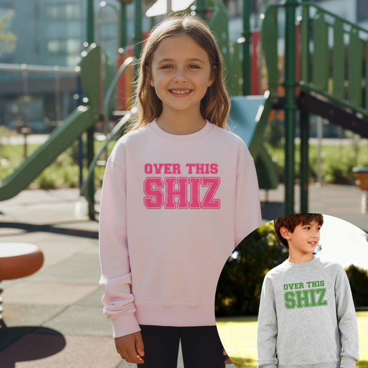Over This Shiz - Wicked Inspired Kid's Sweatshirt