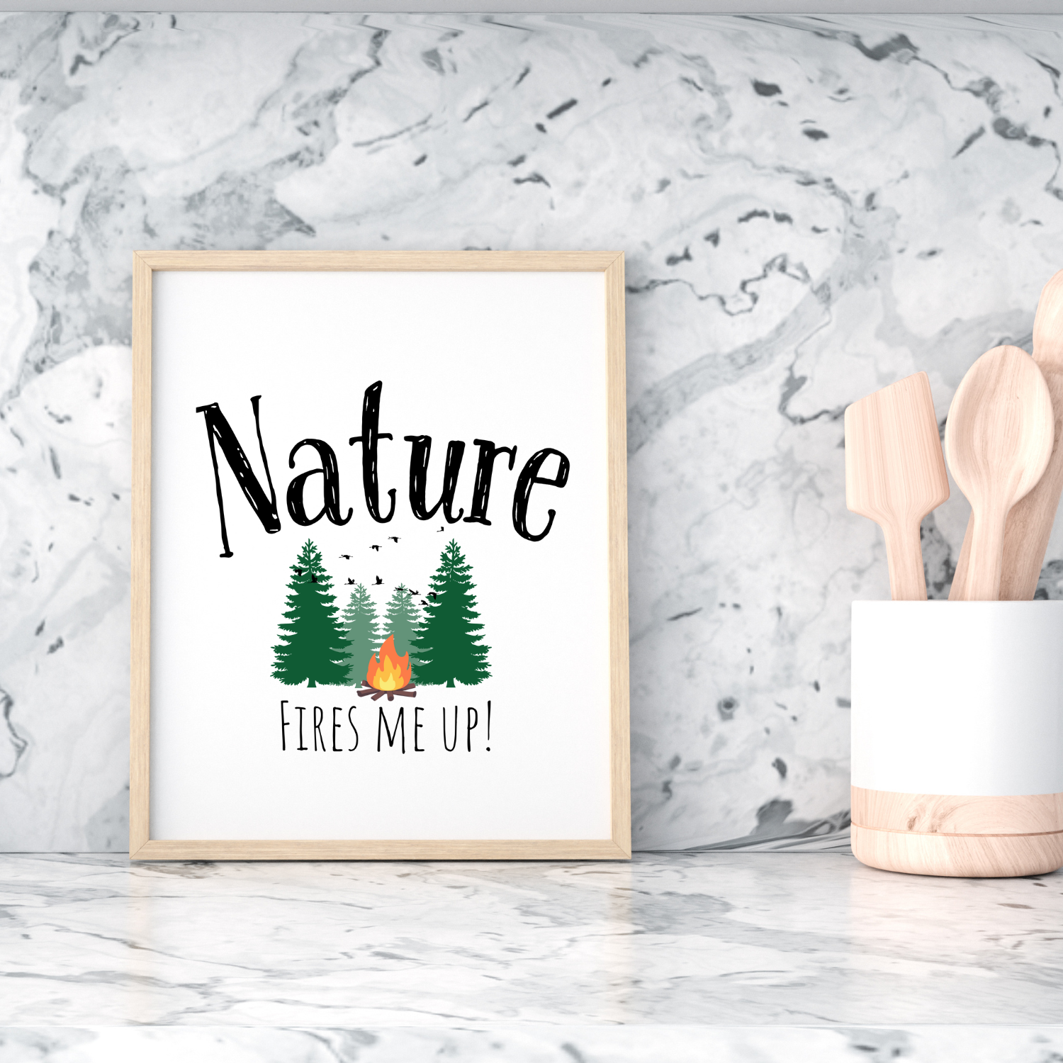 Nature Fires Me Up Art Print