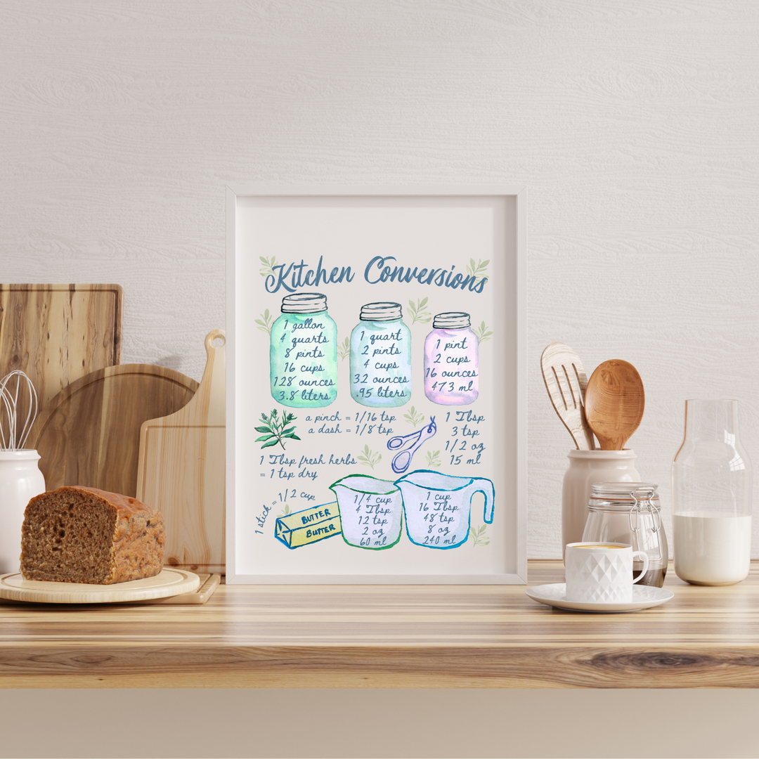 Kitchen Conversions Art Print