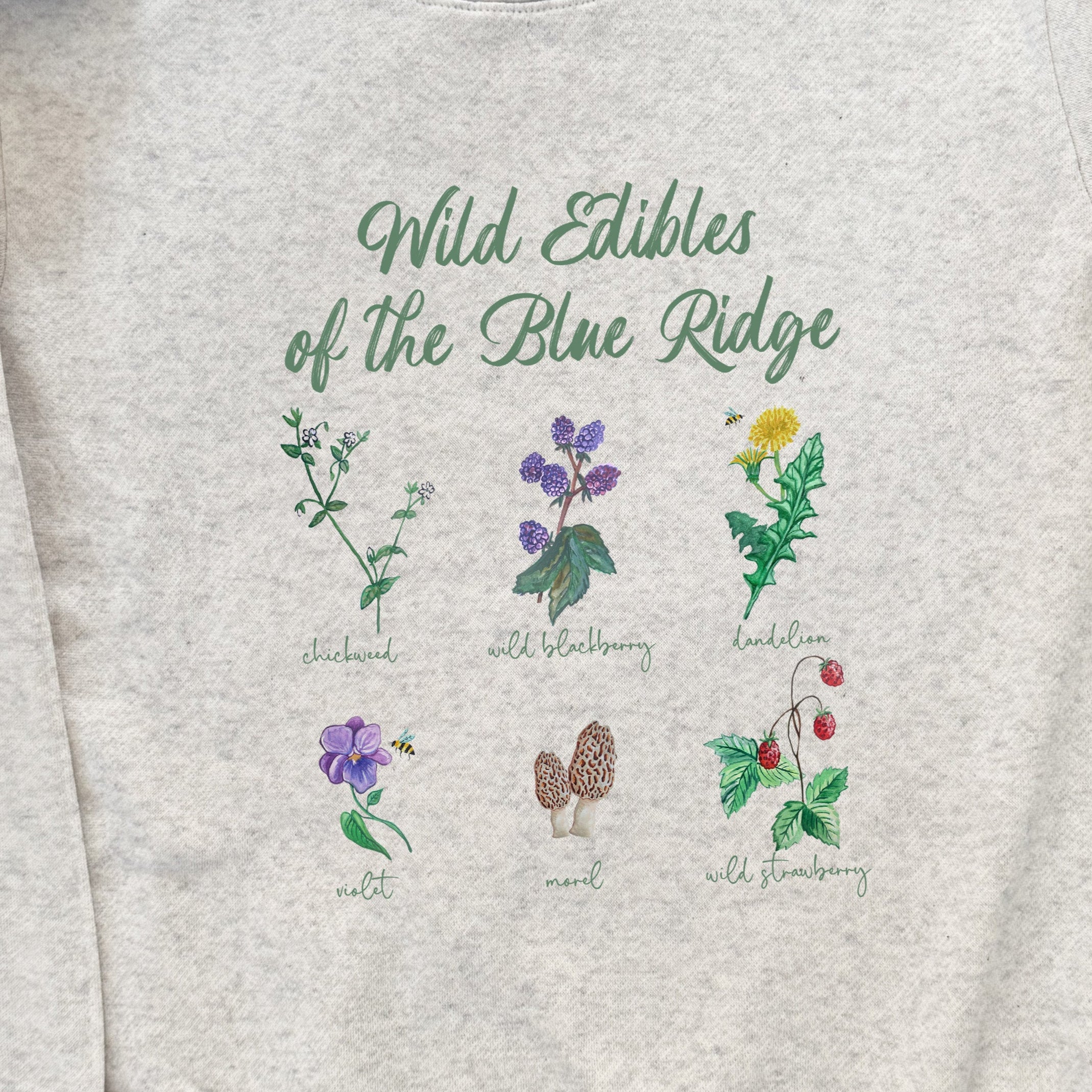 Wild Edibles - Kid's Sweatshirt - Oatmeal