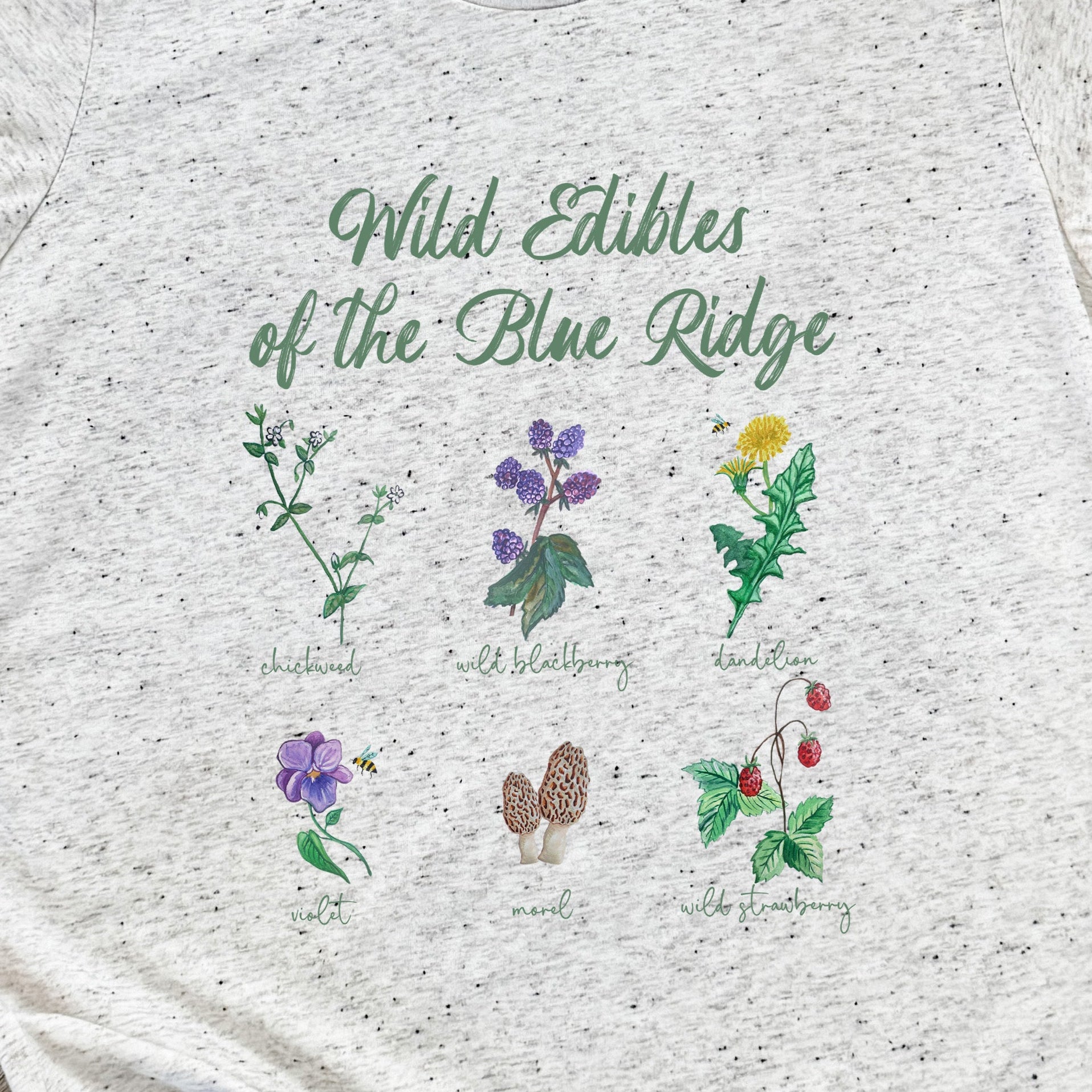 Wild Edibles - Kid's Tee - Oatmeal