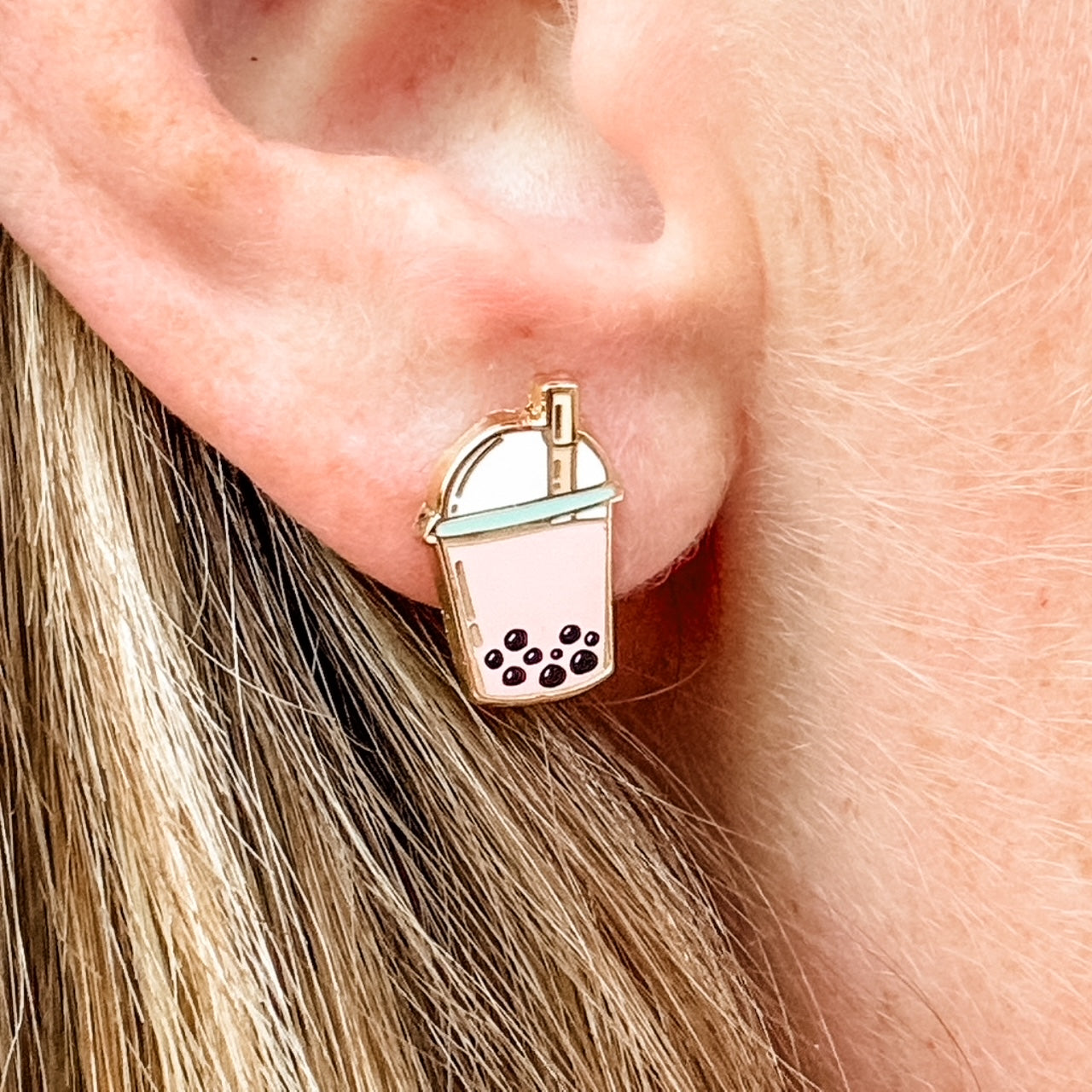 Milk popular Tea Earrings