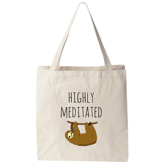a tote bag with a slotty on it