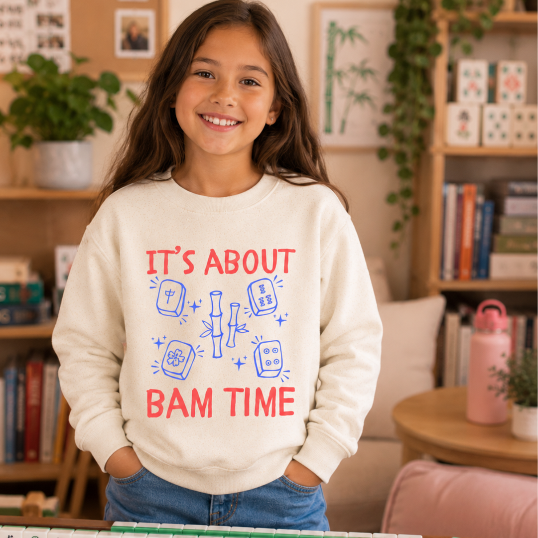 It's About Bam Time - Kid's Sweatshirt - Mahjong