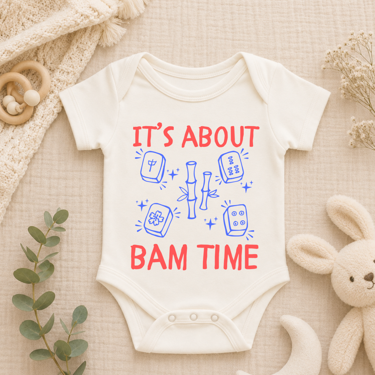 It's About Bam Time - Baby Onesie