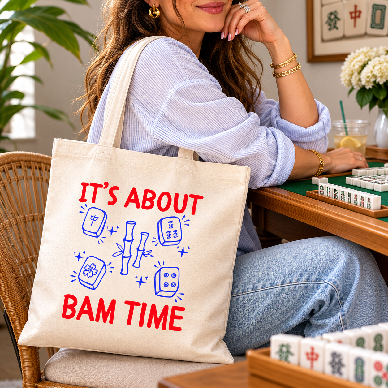 It's About Bam Time Tote Bag