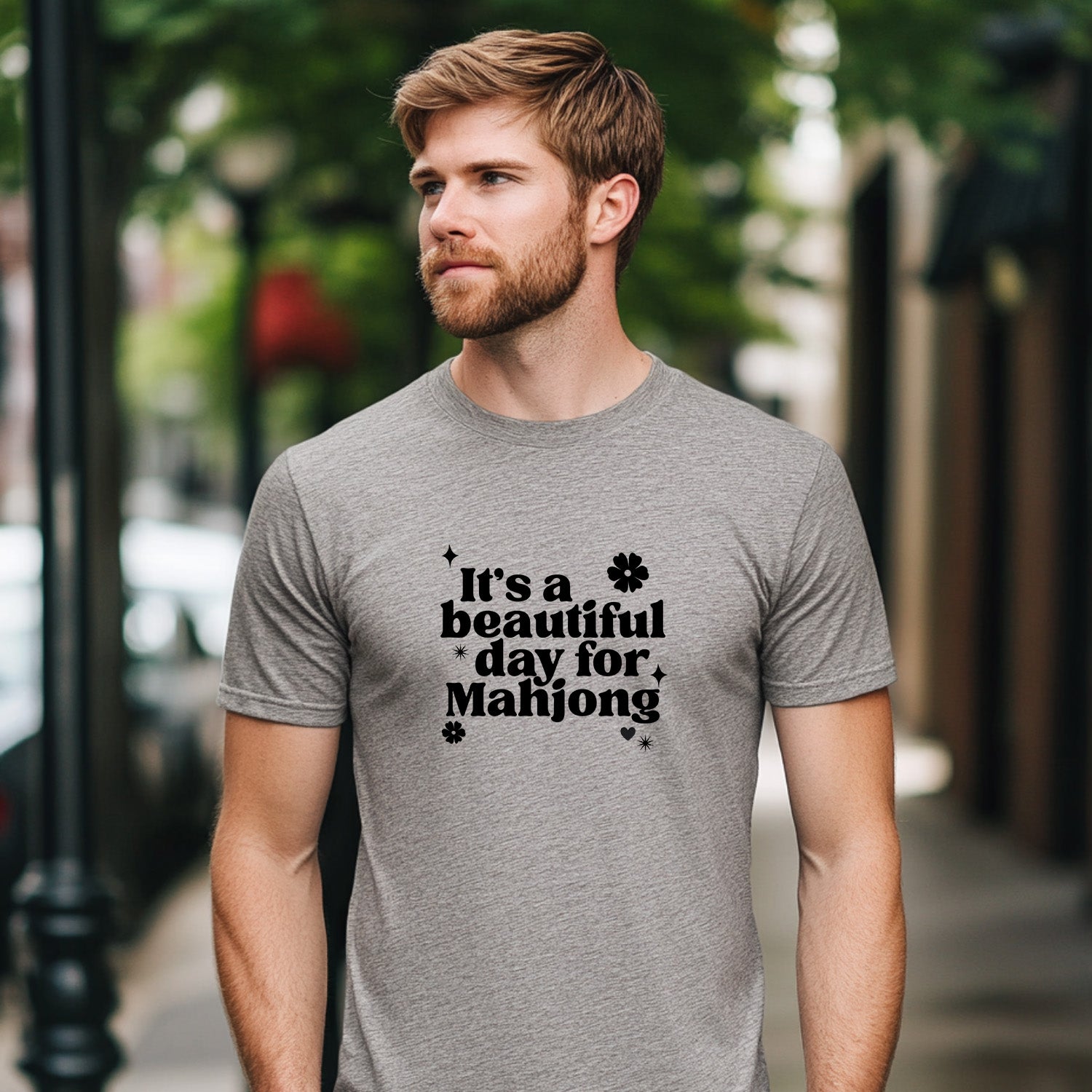 It's A Beautiful Day For Mahjong - Men's / Unisex Tee