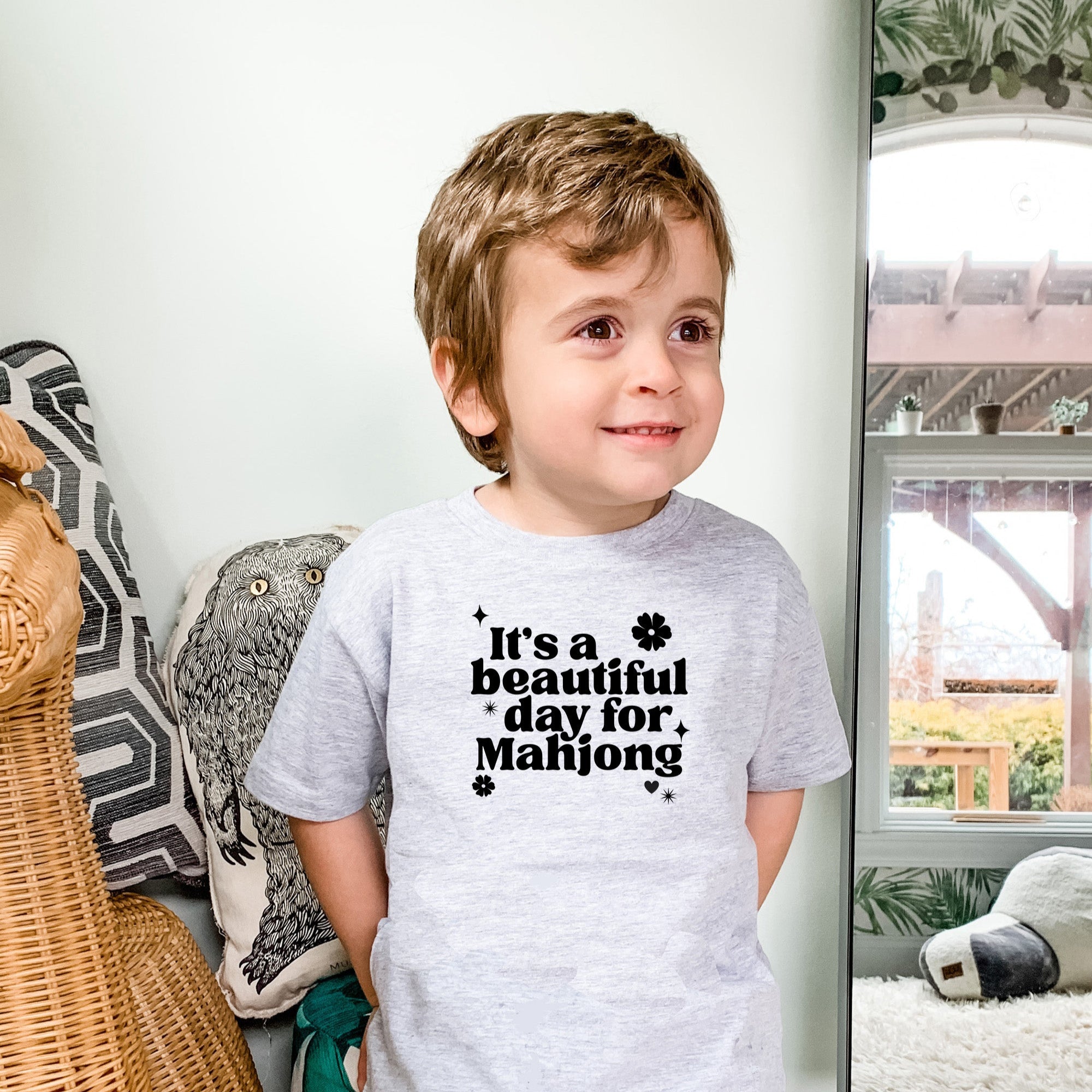 It's A Beautiful Day For Mahjong - Toddler Tee