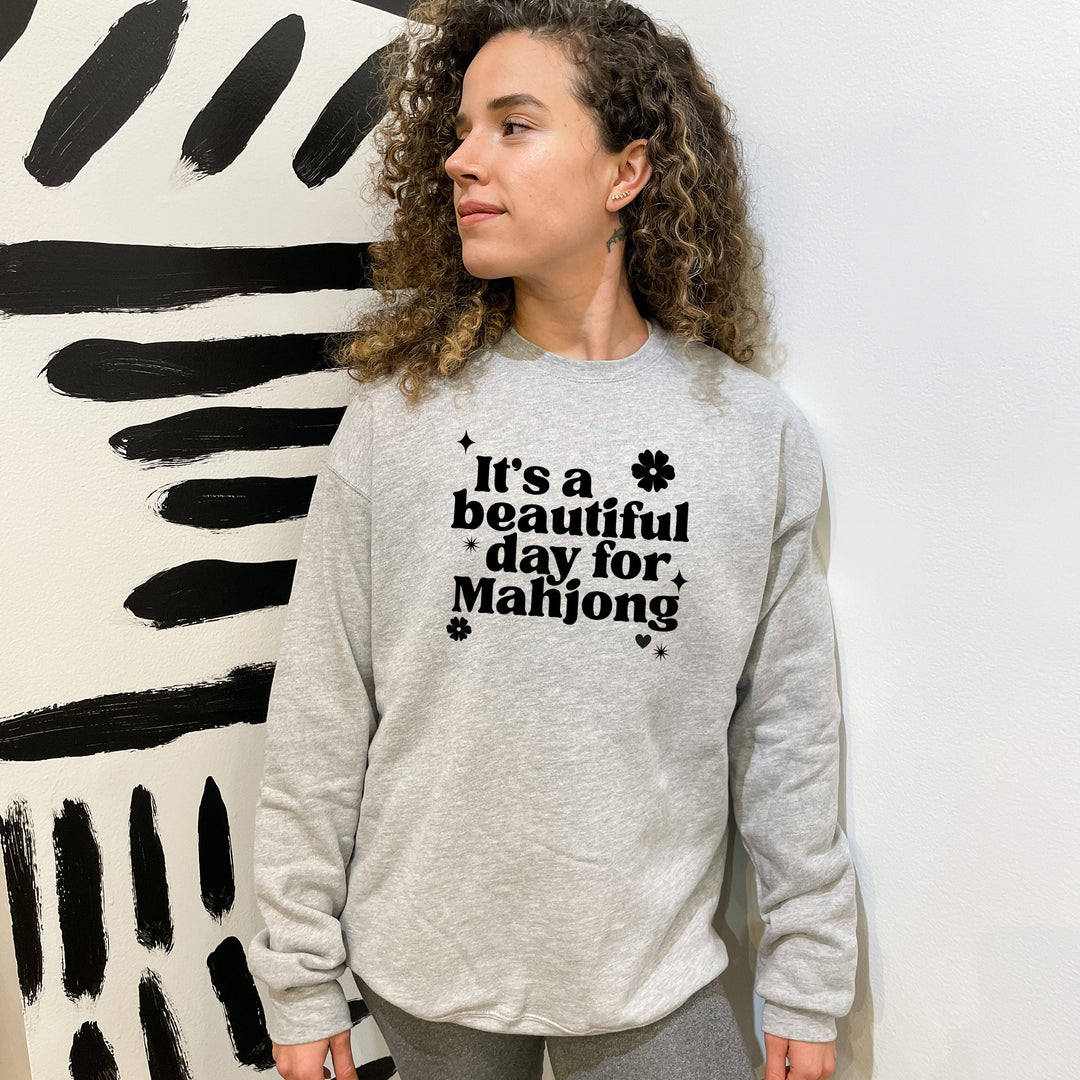 It's A Beautiful Day For Mahjong - Unisex Sweatshirt