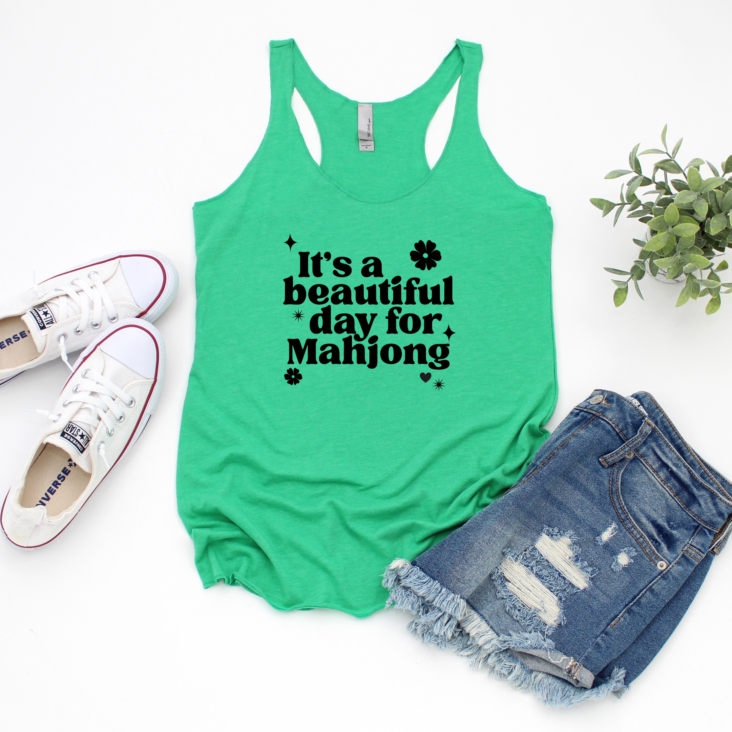 It's A Beautiful Day For Mahjong - Women's Tank