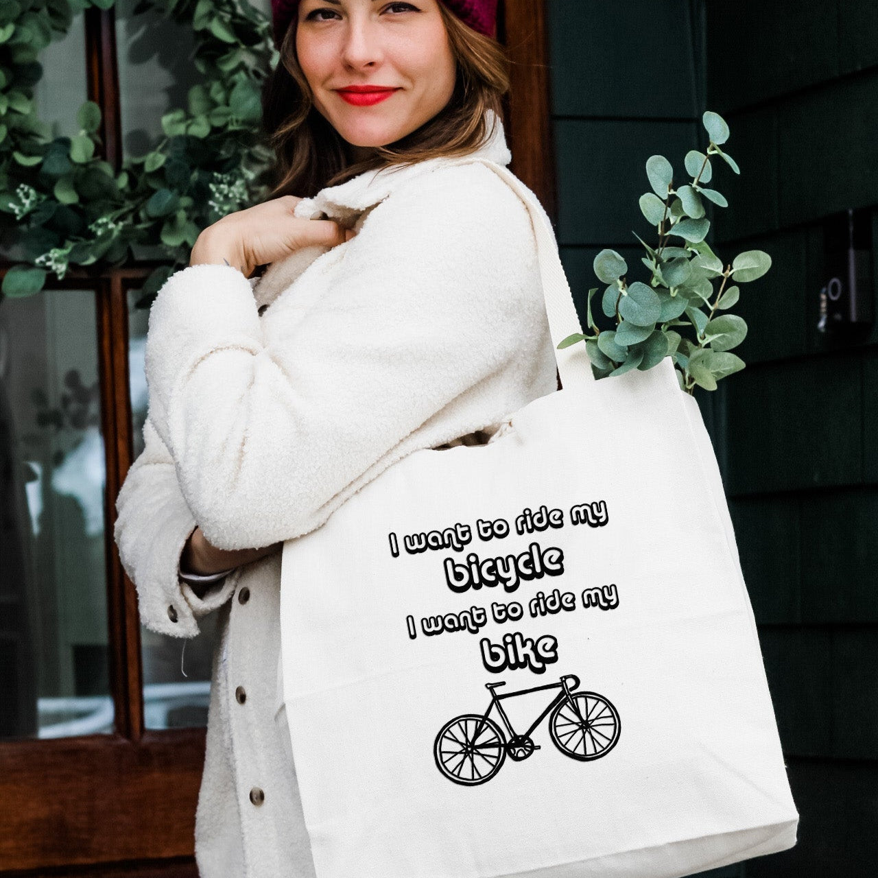 I Want To Ride My Bicycle/ Bike/ Queen - Tote Bag - MoonlightMakers