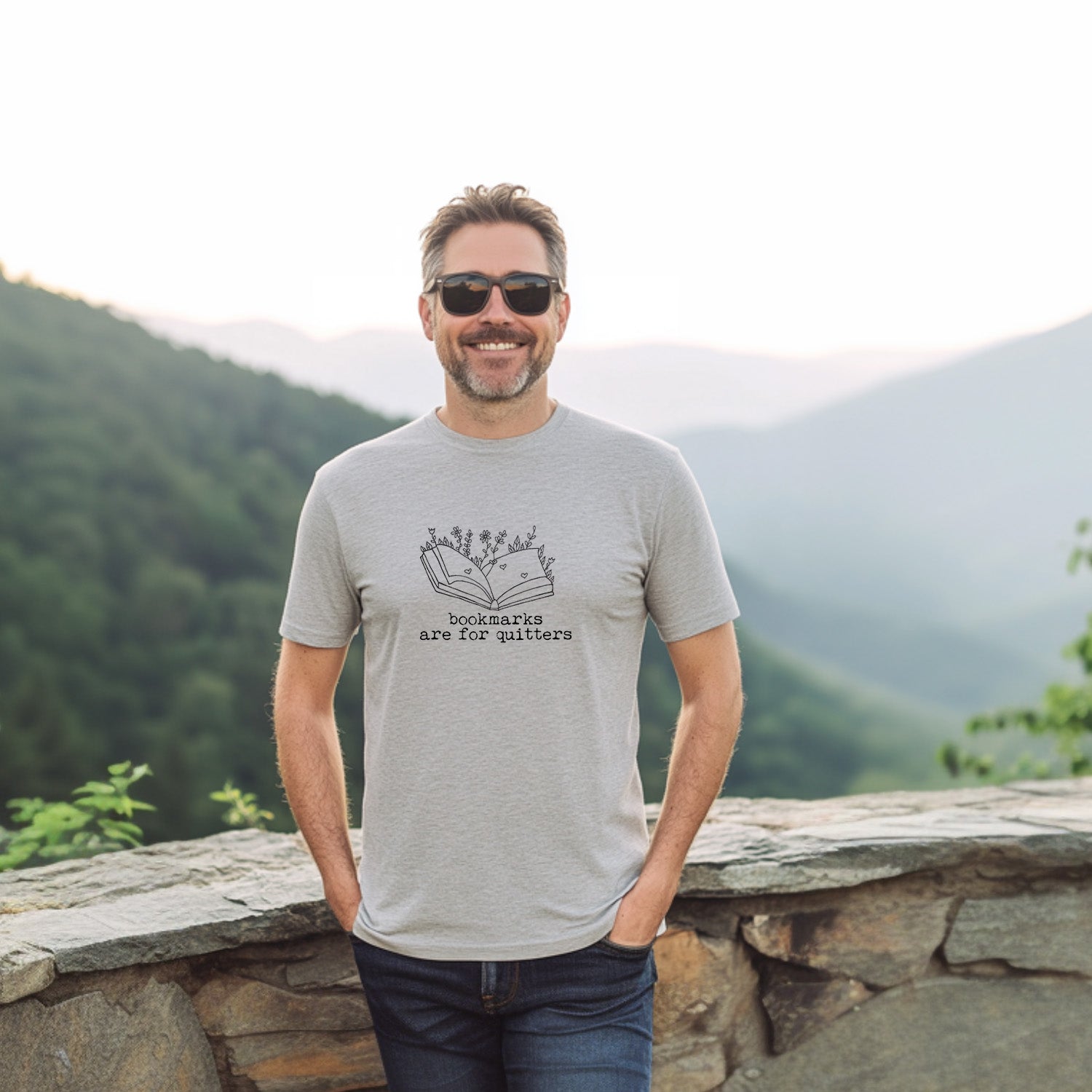 Bookmarks Are For Quitters - Men's / Unisex Tee