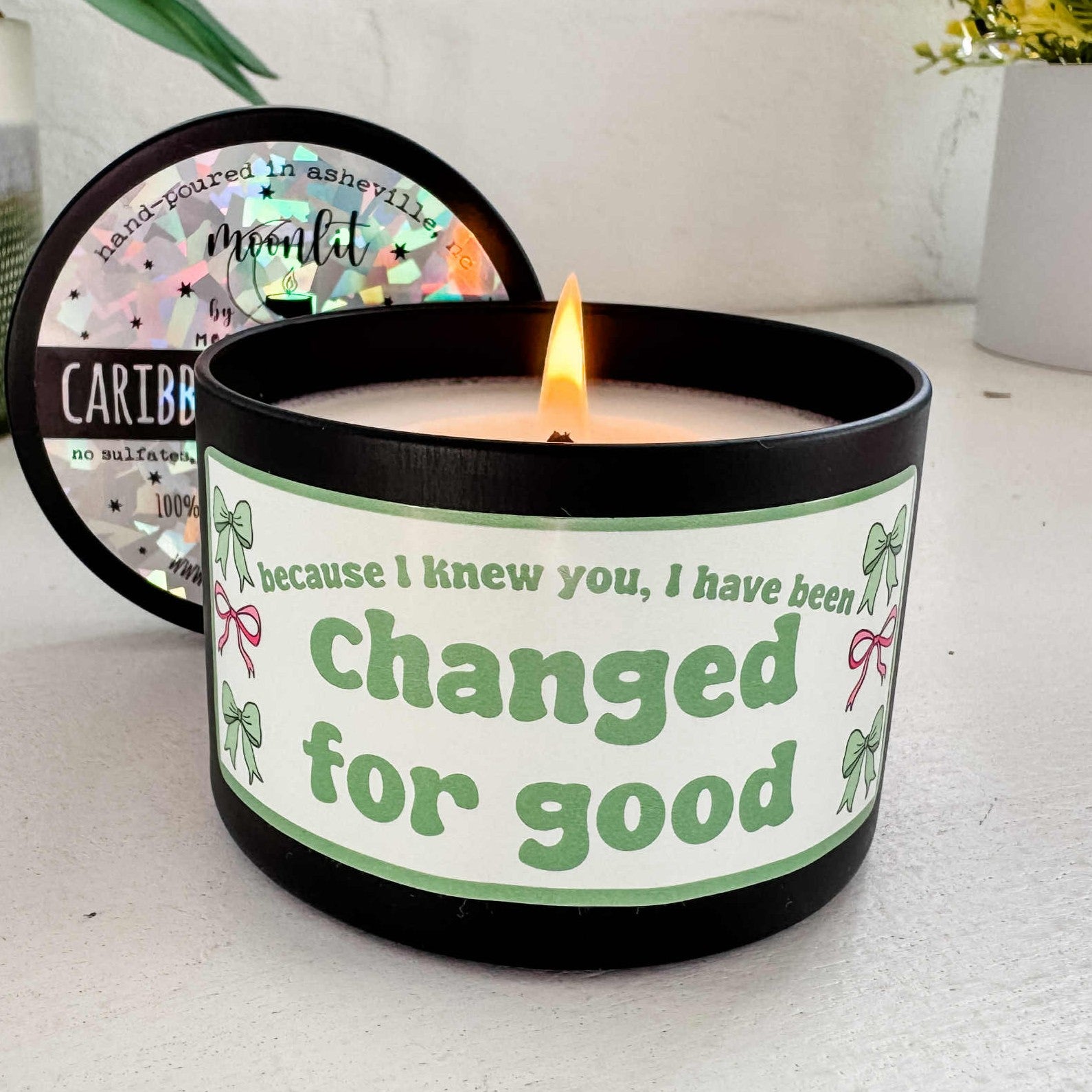 Changed For Good (Green) - 8oz Wicked Inspired Candle - 100% Natural Soy Wax