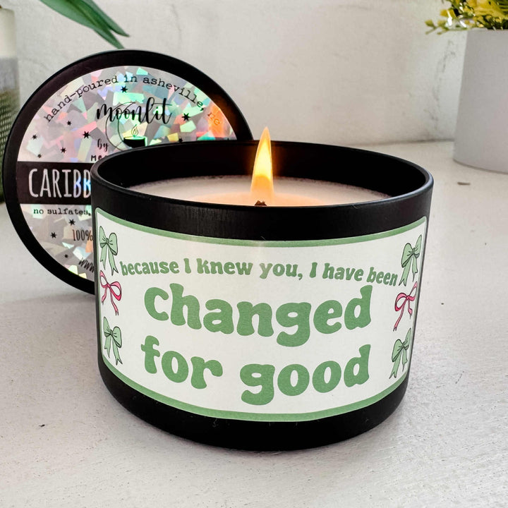 Changed For Good (Green) - 8oz Wicked Inspired Candle - 100% Natural Soy Wax