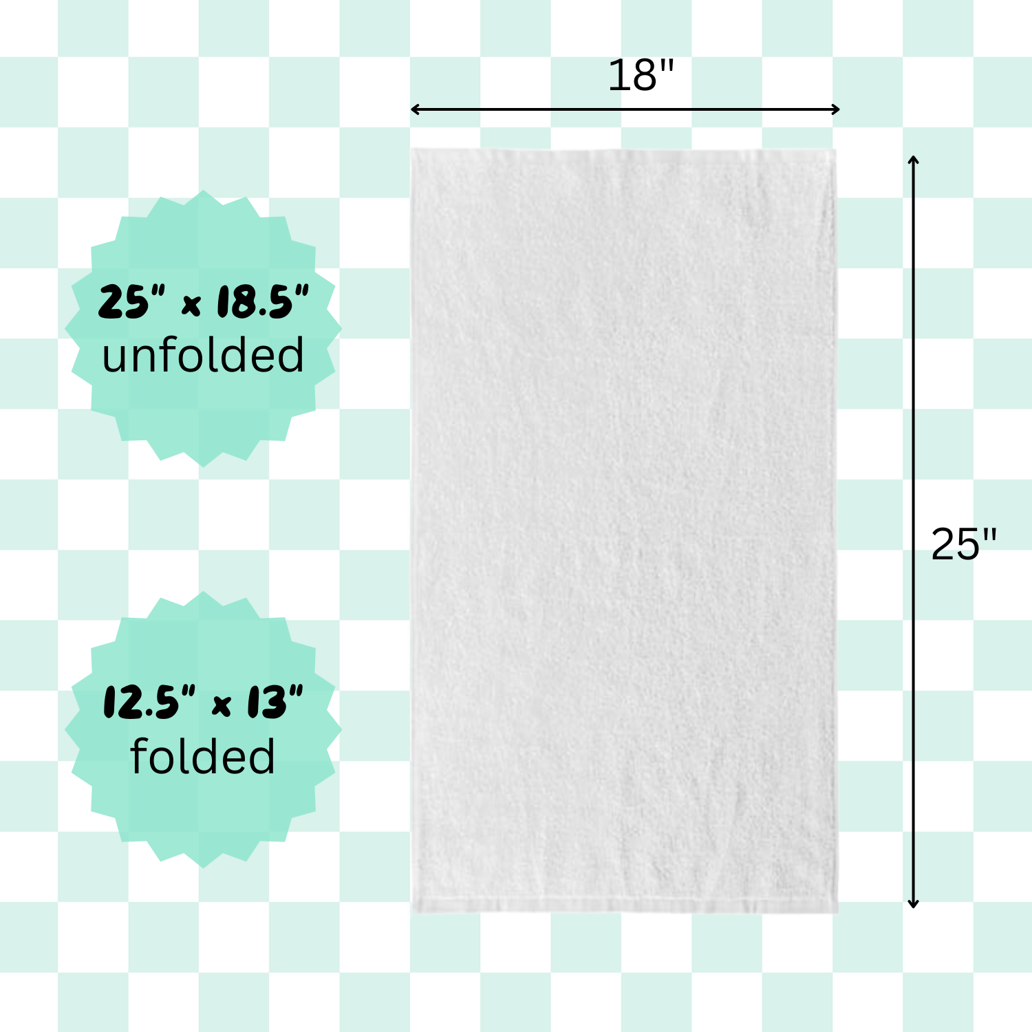 a piece of white paper with the measurements for each piece