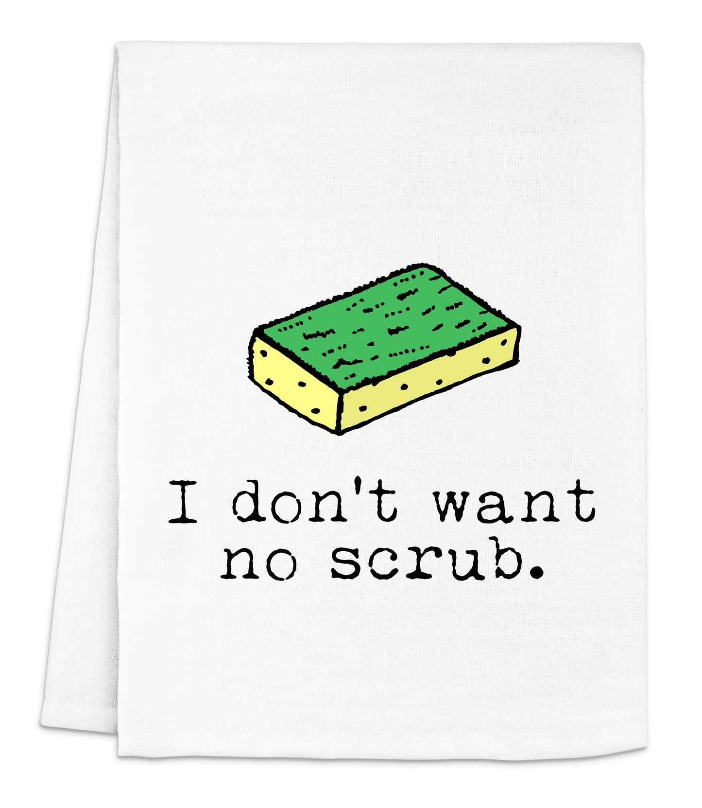 i don't want no scrub dish towel