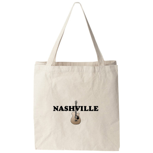 a tote bag with the words nashville on it