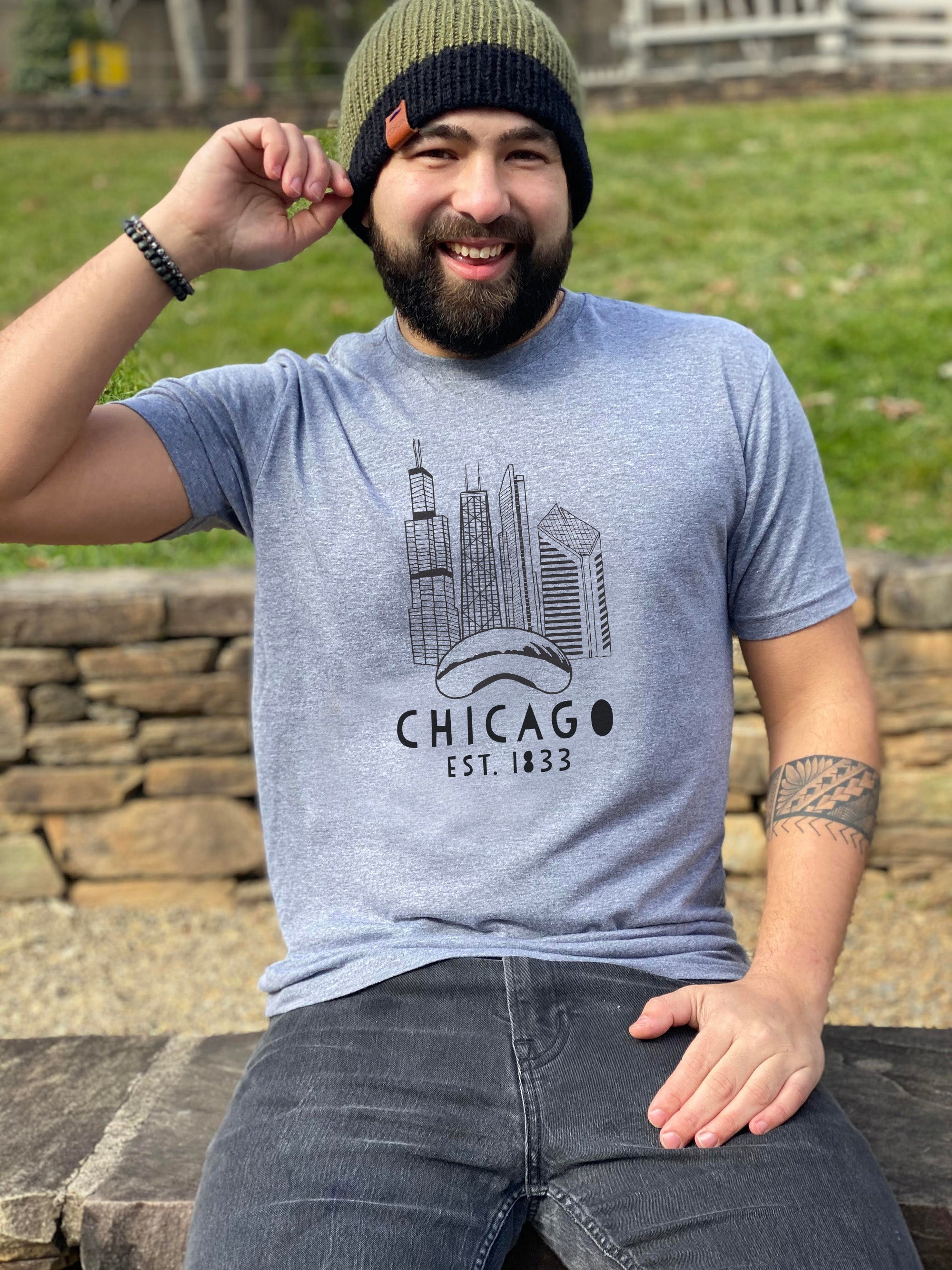 Chicago Skyline - Men's / Unisex Tee