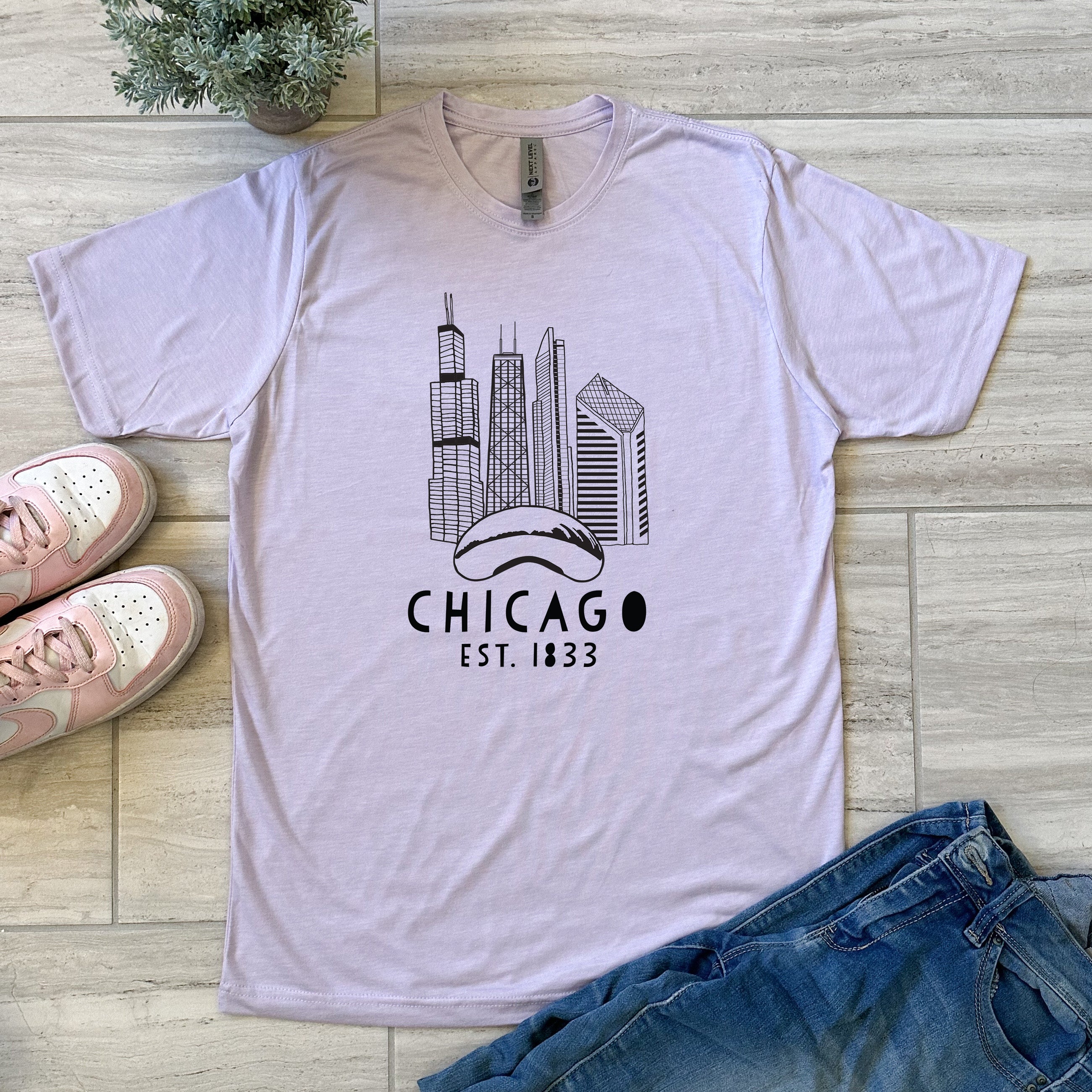 Chicago Skyline - Men's / Unisex Tee
