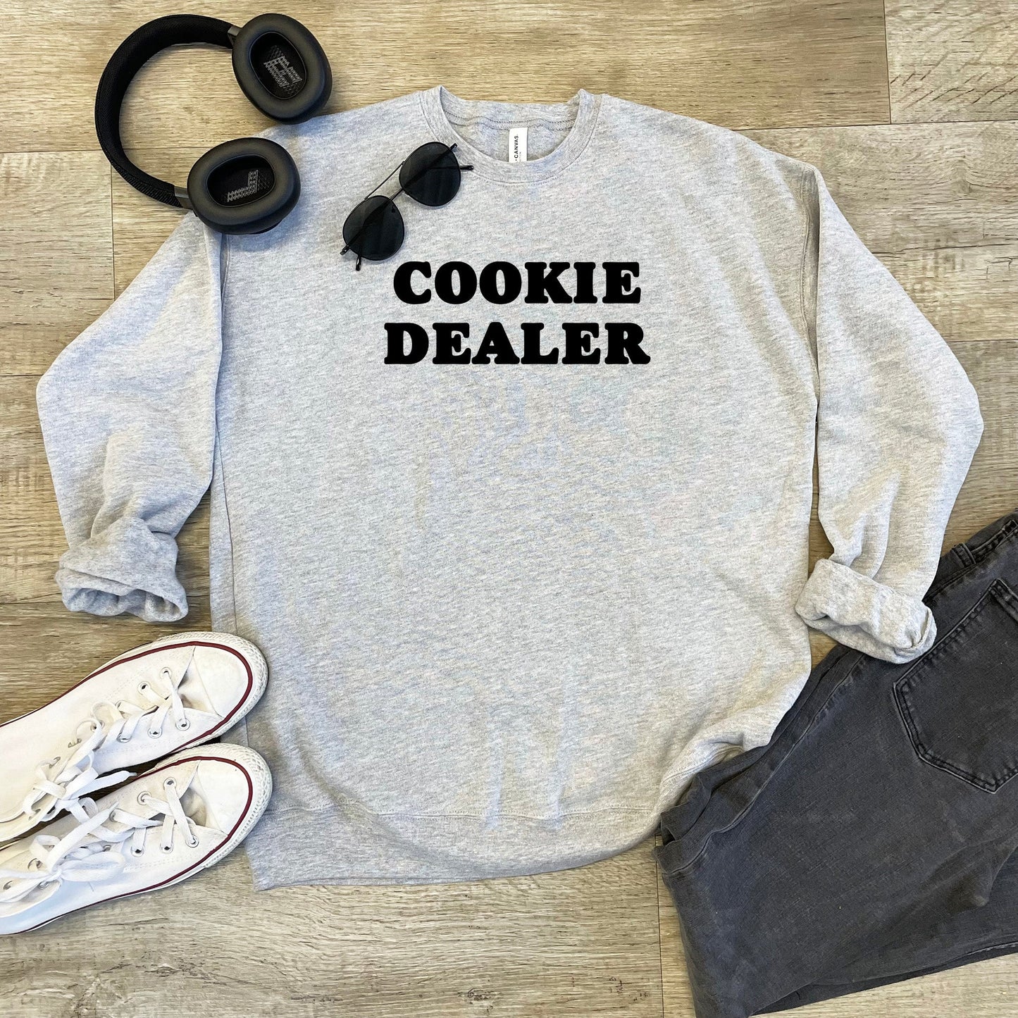 Cookie Dealer (Baking) - Unisex Sweatshirt - Heather Gray, Dusty Blue, Mauve, or Gold