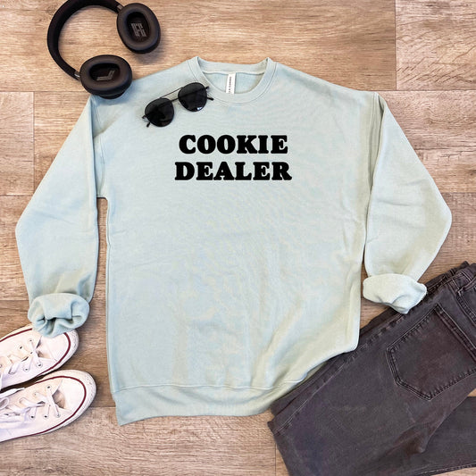 Cookie Dealer (Baking) - Unisex Sweatshirt - Heather Gray, Dusty Blue, Mauve, or Gold