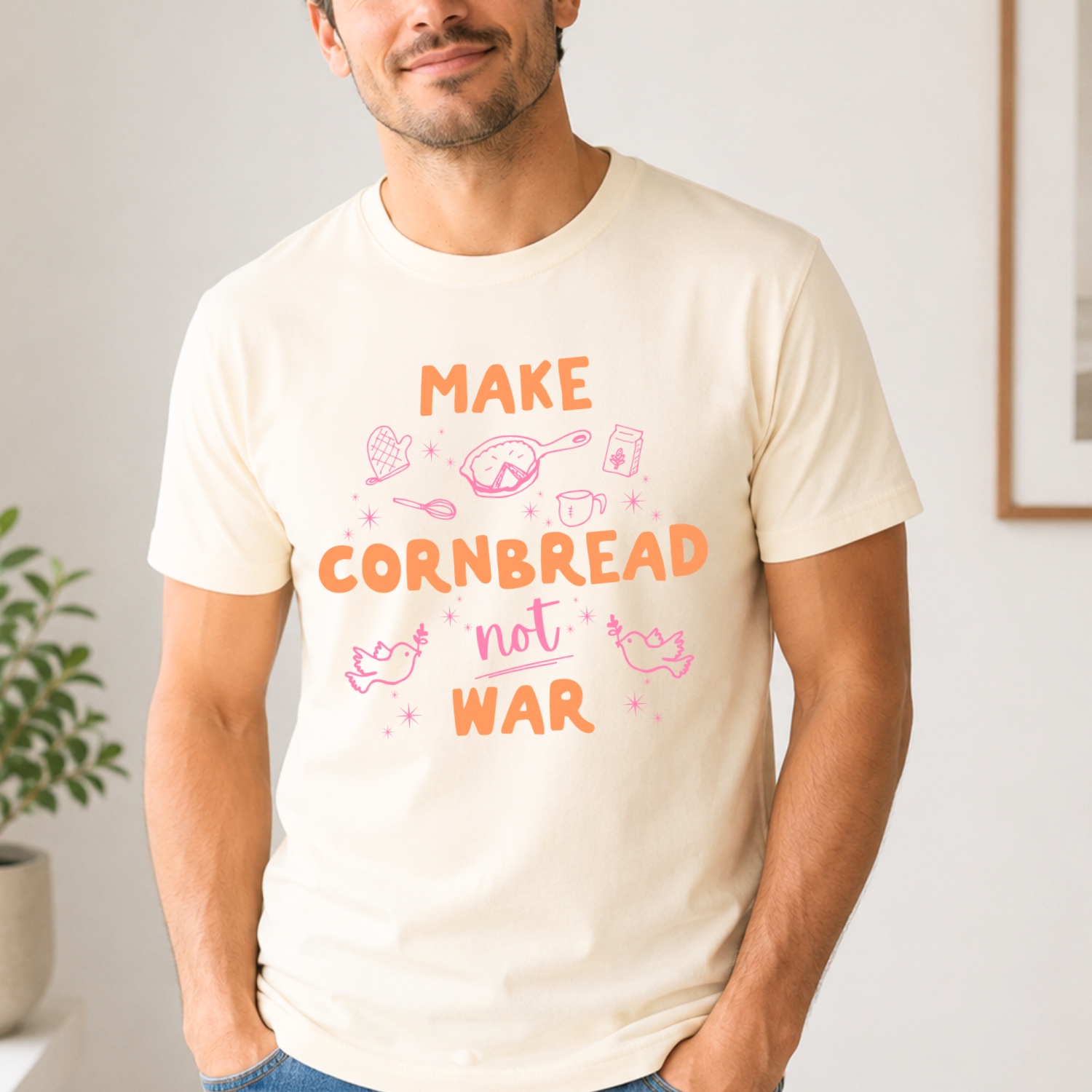 Make Cornbread Not War - Men's / Unisex Tee