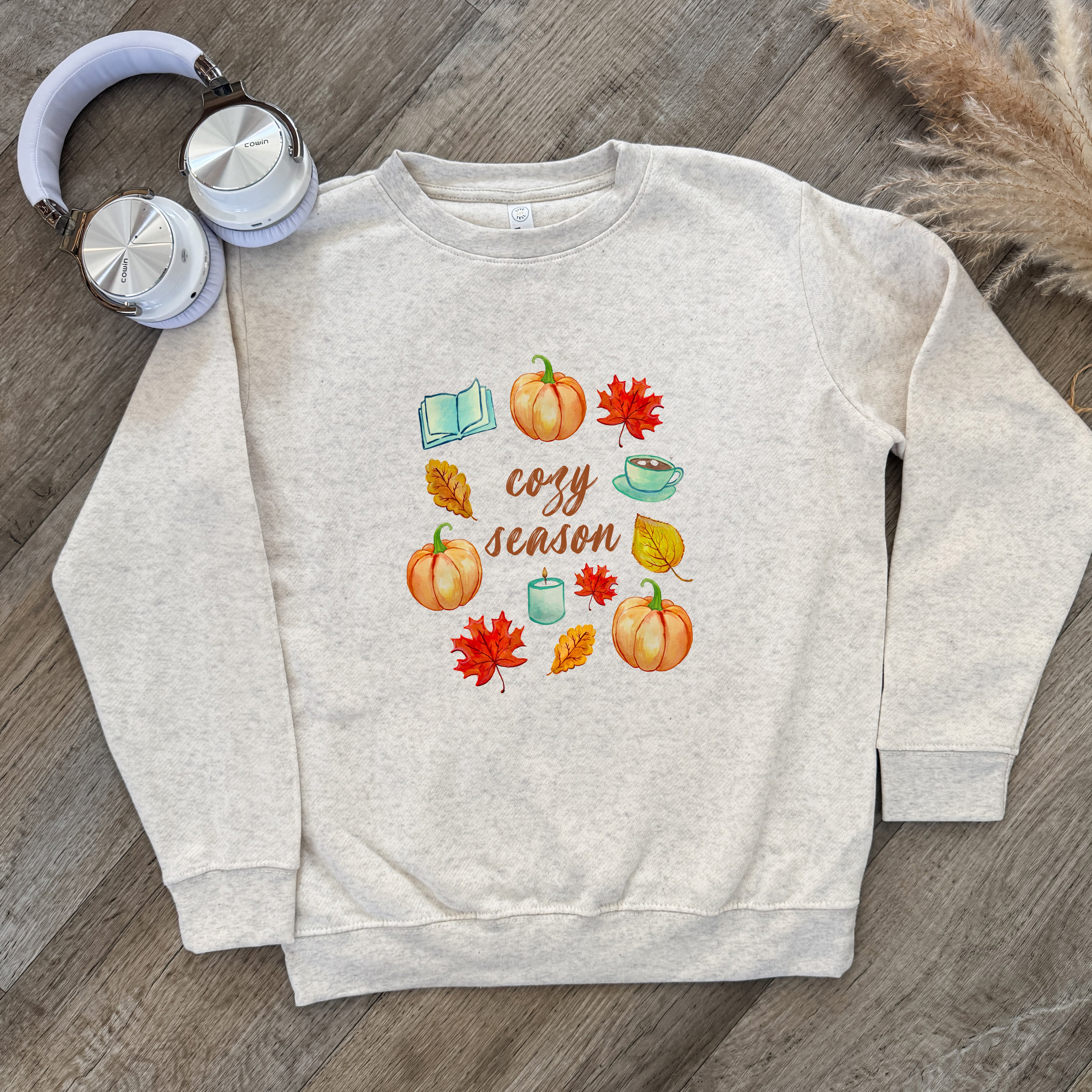 Cozy Season - Kid's Sweatshirt - Oatmeal