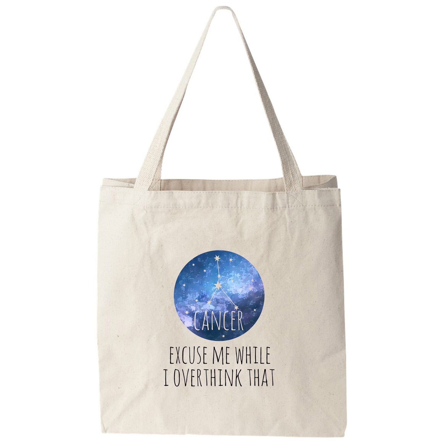 a tote bag with a quote on it