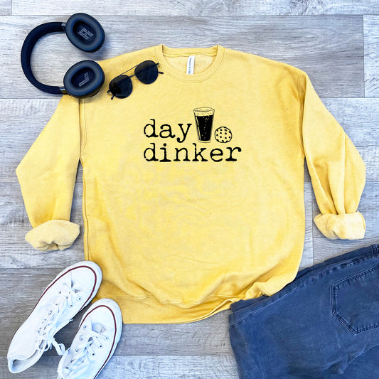 Day Dinker - Unisex Sweatshirt - Heather Gray, Dusty Blue, Mauve, or Gold