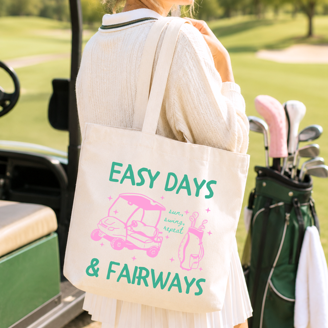 Easy Days & Fairways Golf Tote Bag
