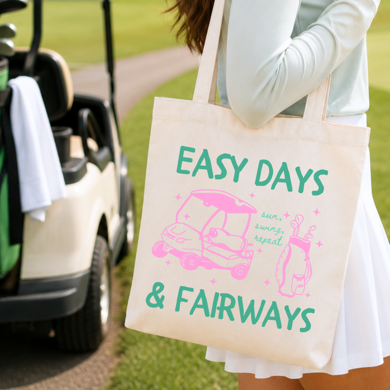 Easy Days & Fairways Golf Tote Bag