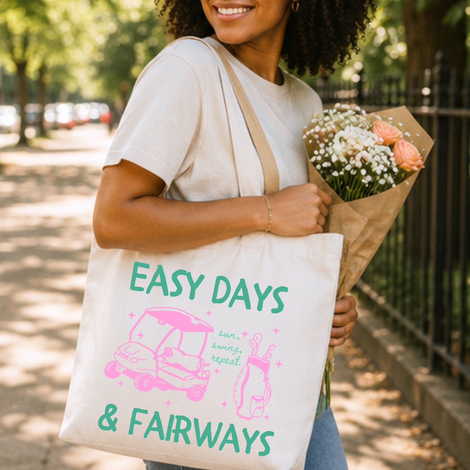 Easy Days & Fairways Golf Tote Bag