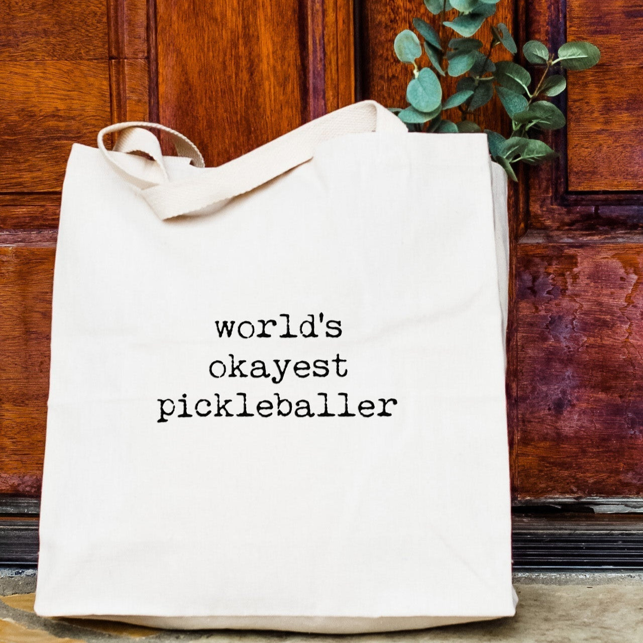 World's Okayest Pickleballer - Tote Bag