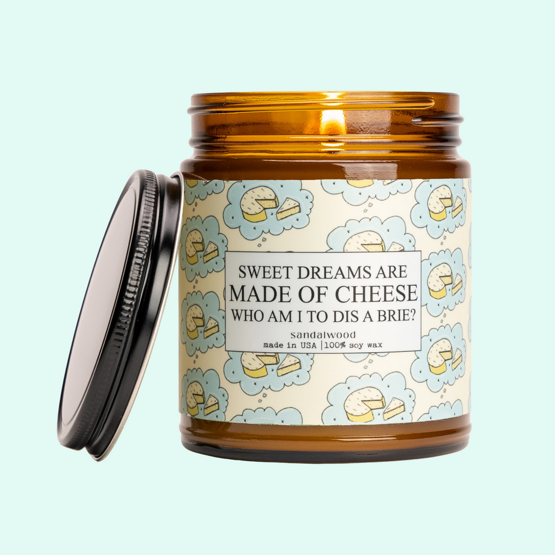 a jar of sweet dreams are made of cheese