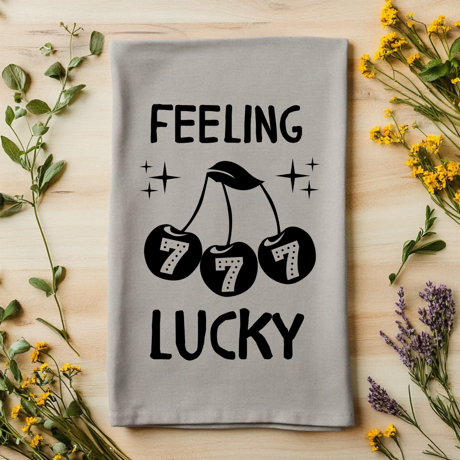 Feeling Lucky Casino Kitchen Towel