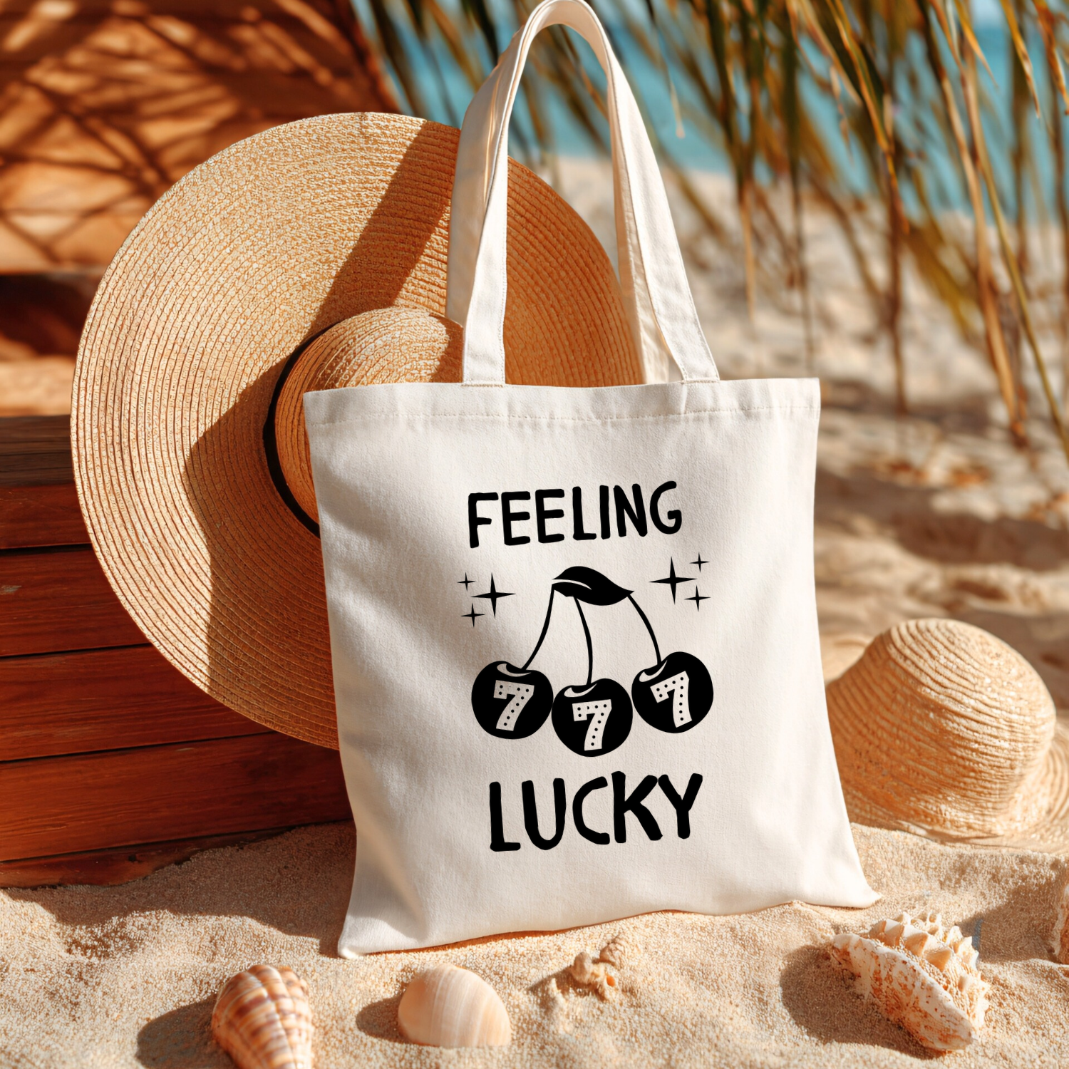 Feeling Lucky Casino Tote Bag